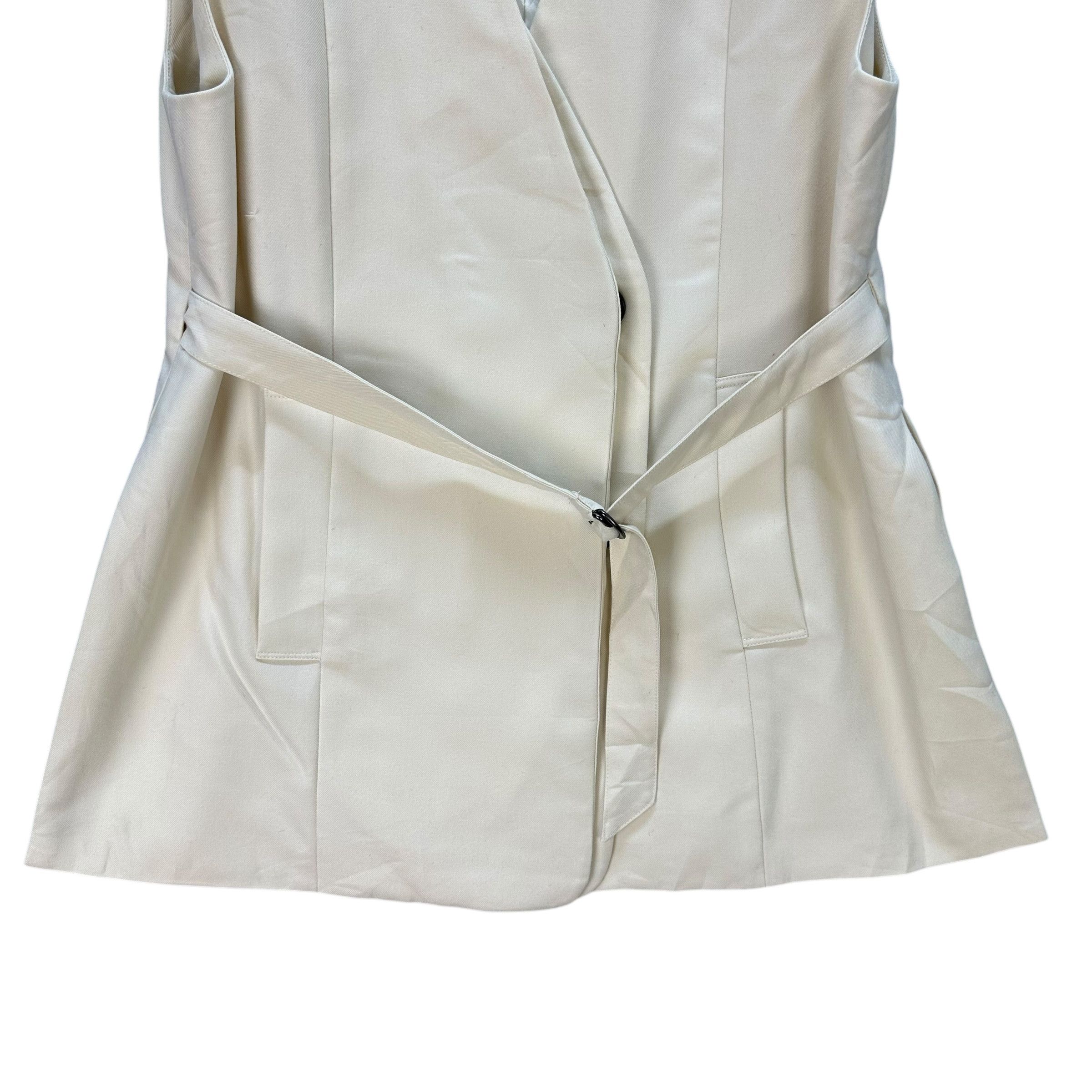 Japanese Brand MARIED'OR Sleeveless Belted Vest Jacket #A74-1779 Size S / US 4 / IT 40 - 3 Thumbnail