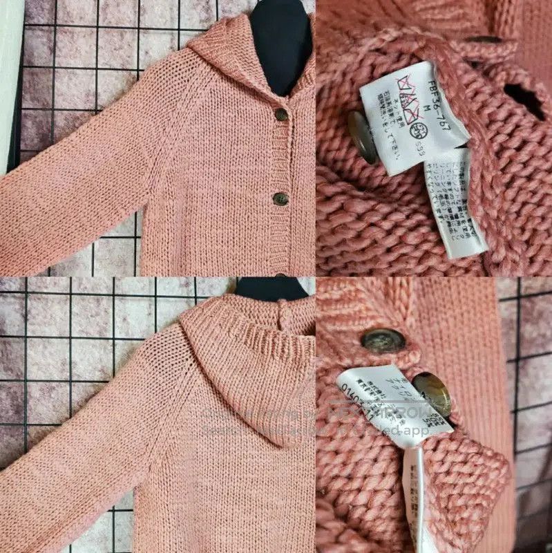 Burberry Burberry Spring Autumn Pink Wool Blend Cardigan. Size M / US 6-8 / IT 42-44 - 4 Thumbnail