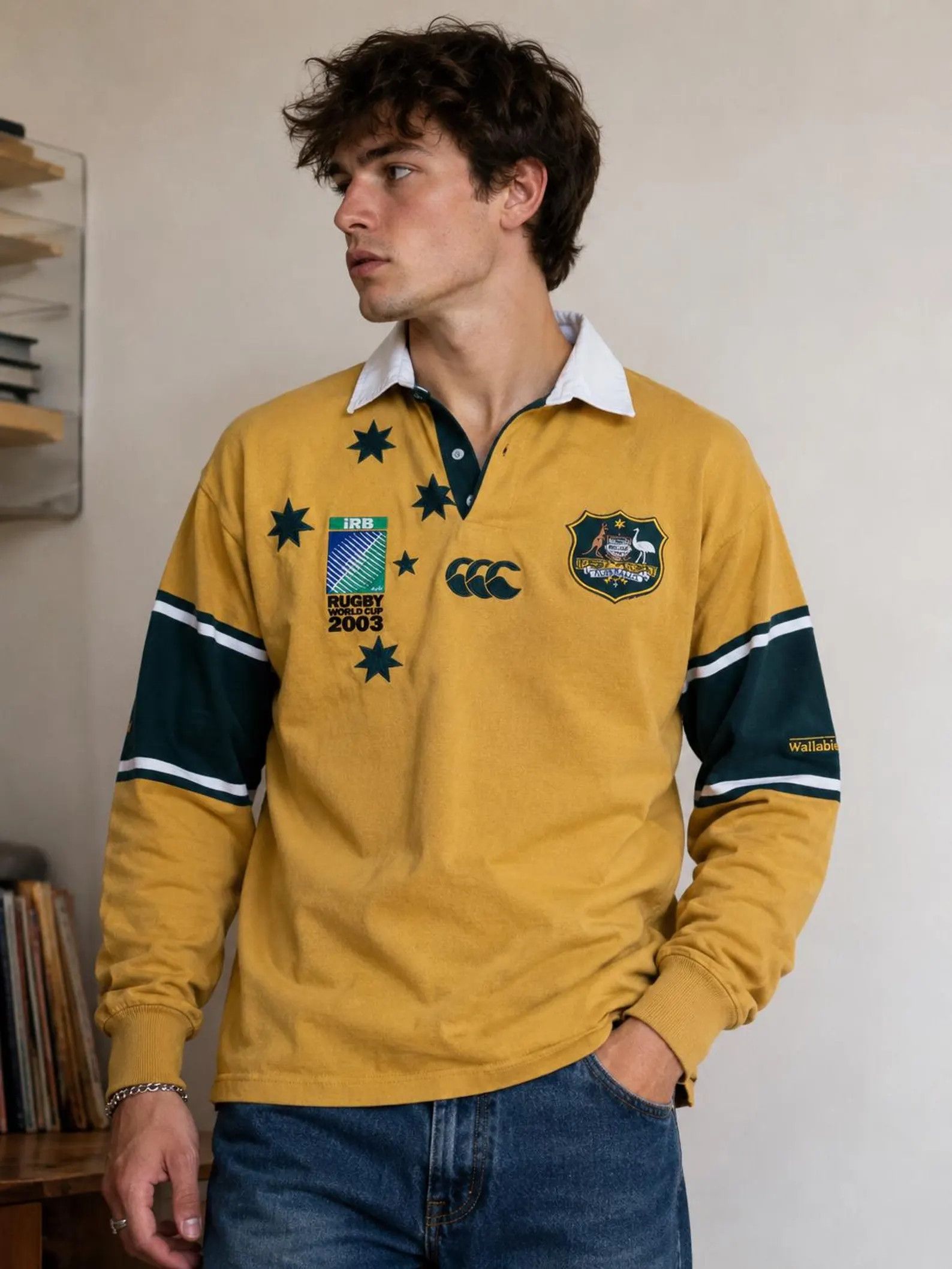 Canterbury of New Zealand Australia Wallabies Canterbury Jersey 2003 M Size US M / EU 48-50 / 2 - 1 Thumbnail