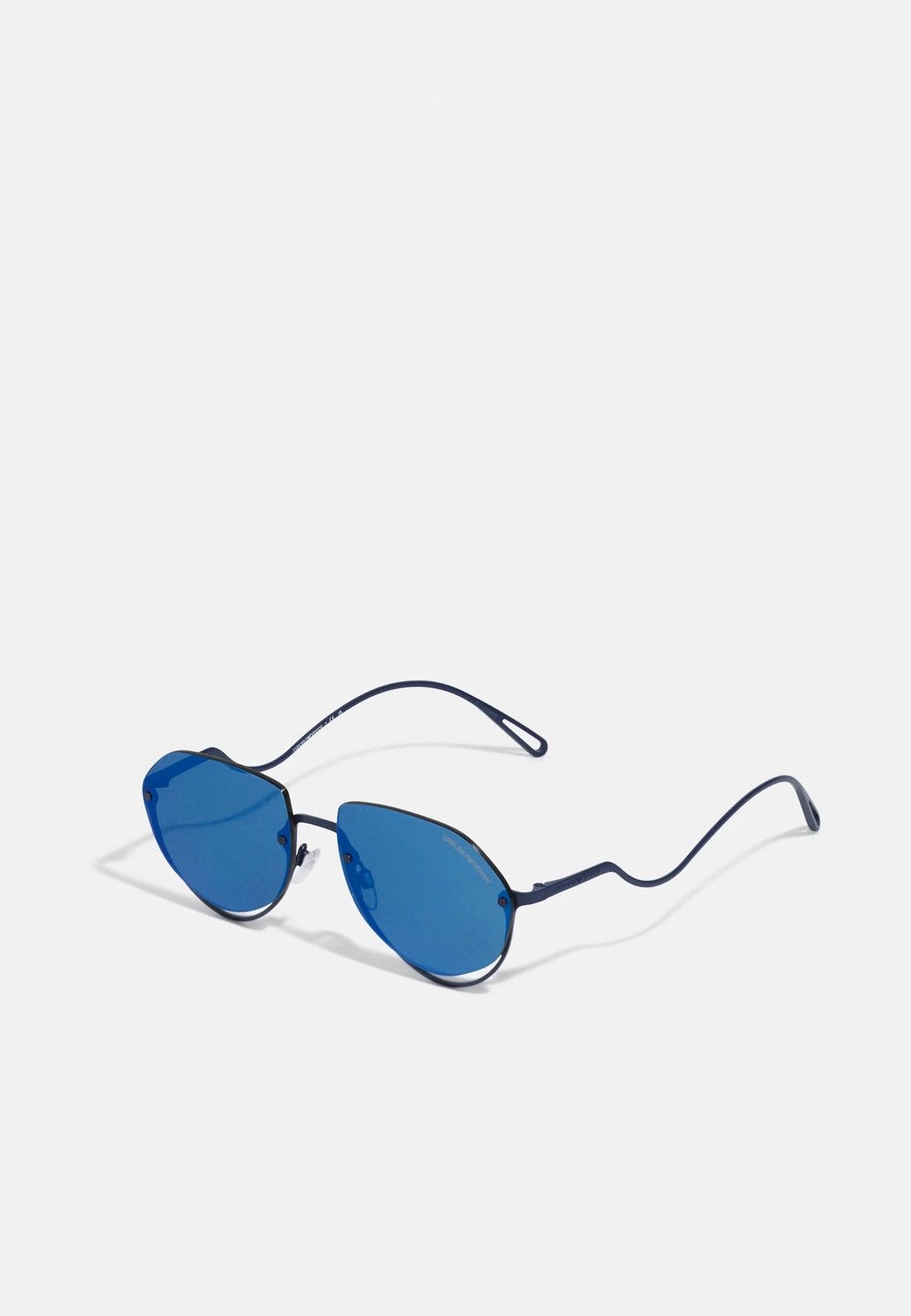 Emporio Armani Emporio Armani EA2137 3018/55 Blue Aviator Sunglasses Size ONE SIZE - 1 Thumbnail