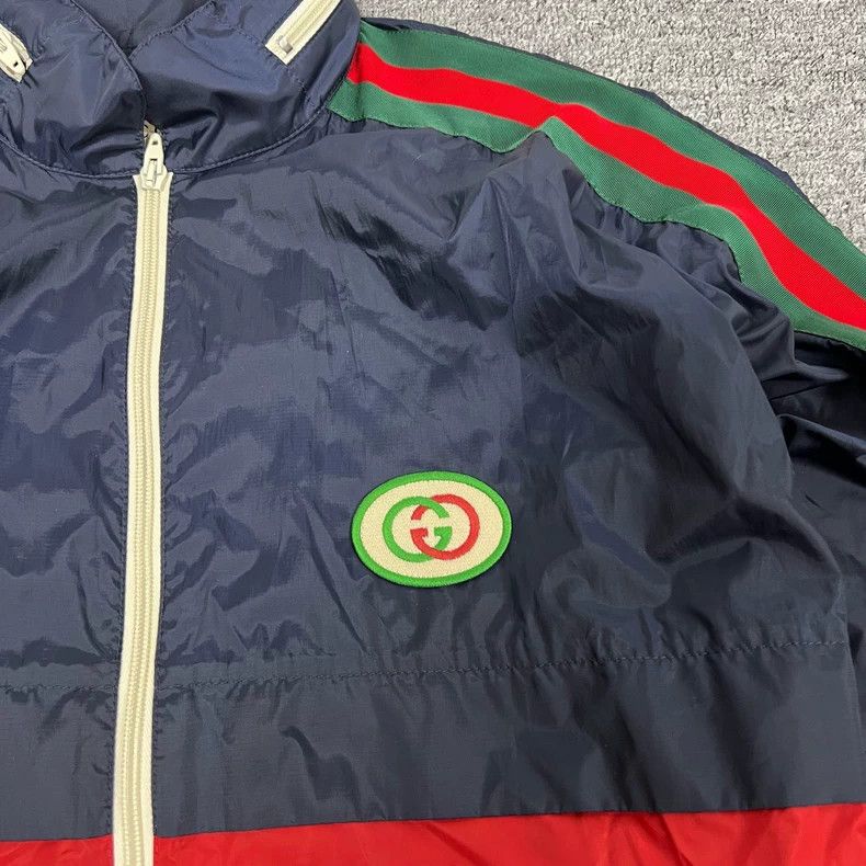 Gucci Gucci Double G color matching hidden hat windbreaker 2502-N Size US S / EU 44-46 / 1 - 4 Thumbnail