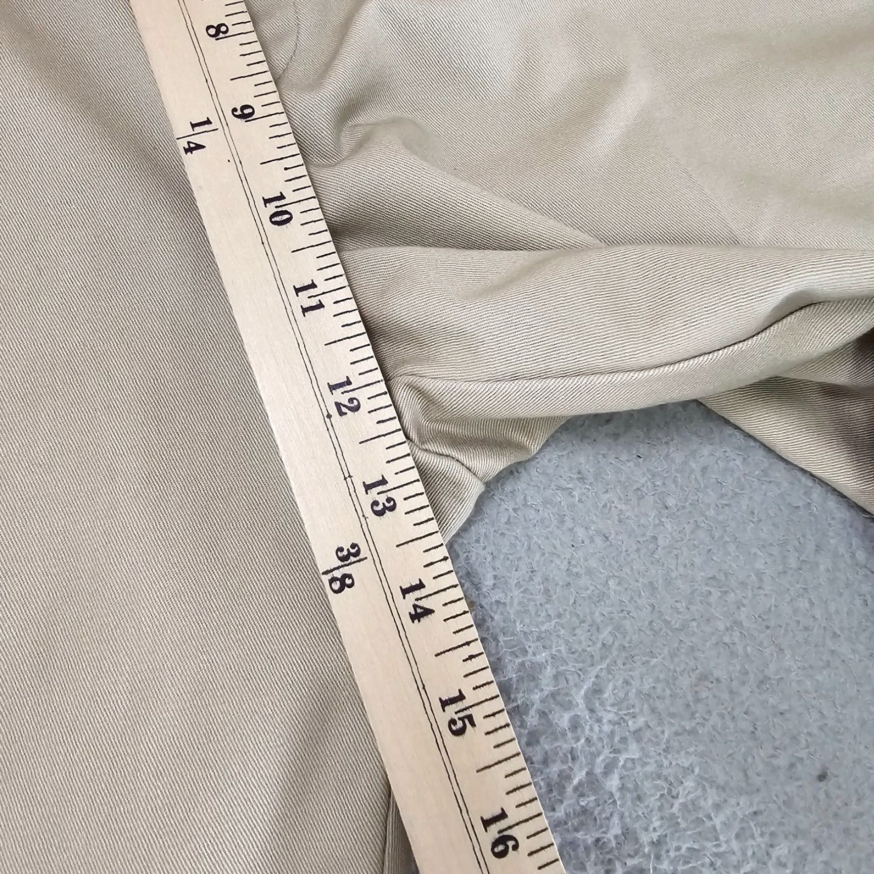 Haggar Haggar Dress Pants Mens 38x33 Khaki Classic Fit Flat Front Comfort Waist Cotton Pants Size US 38 / EU 54 - 4 Thumbnail