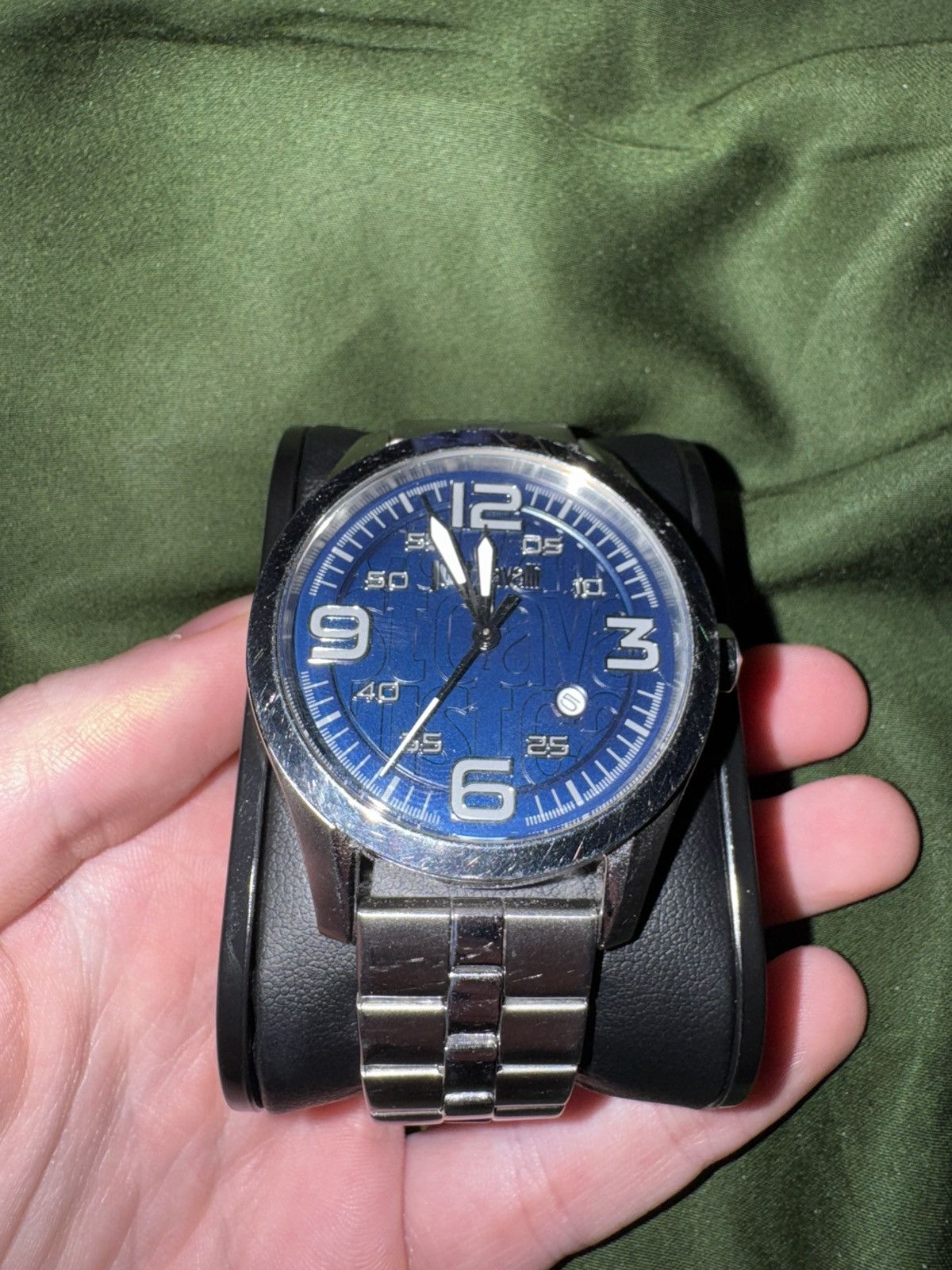 Roberto Cavalli Blue Dial Just Cavalli Watch Size ONE SIZE - 1 Thumbnail