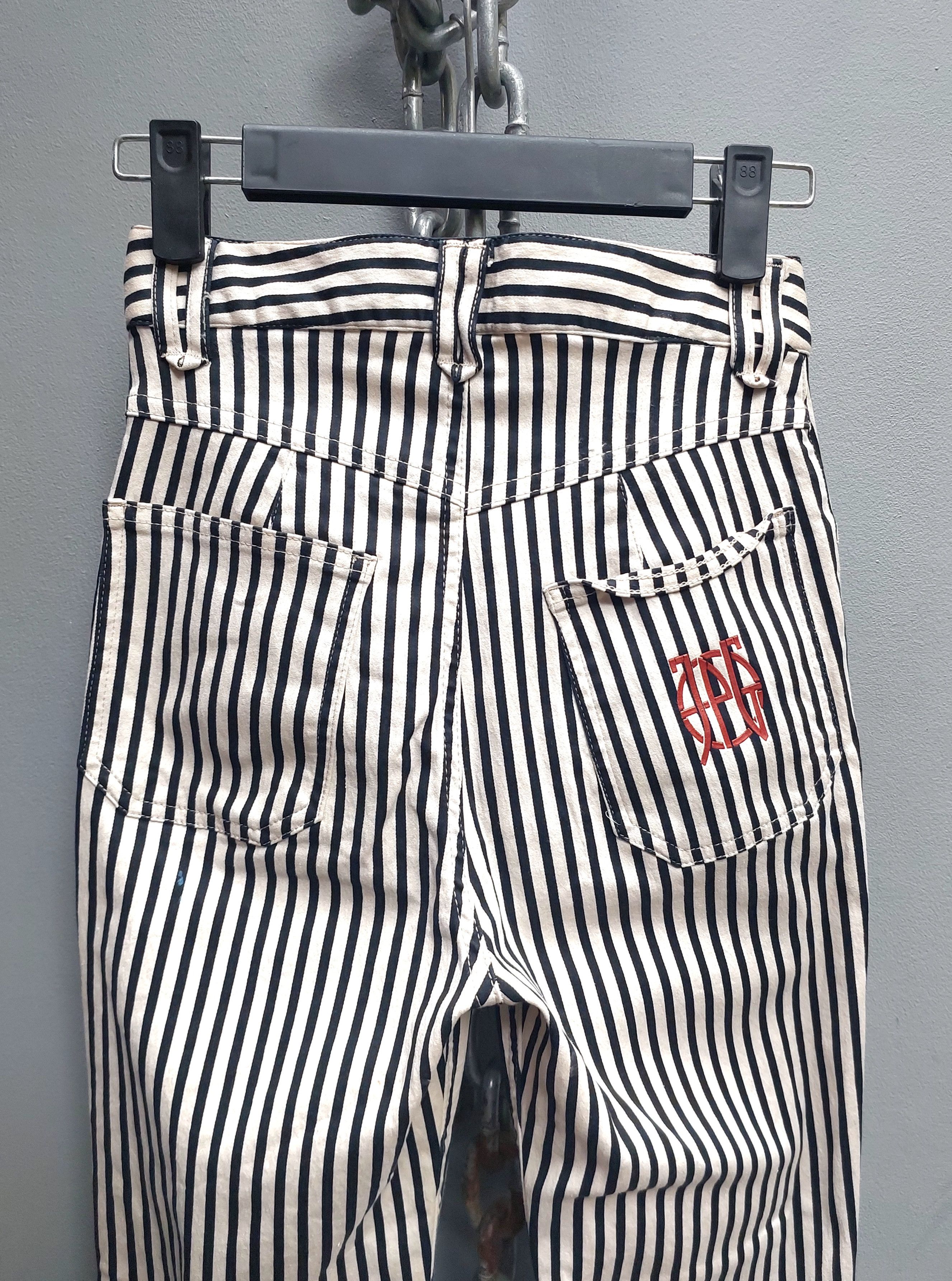 Jean Paul Gaultier Jean Paul Gaultier Striped Unlined Blazer and Pant Set Size S / US 4 / IT 40 - 13 Thumbnail