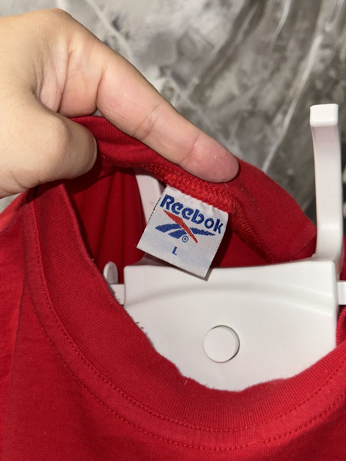 Reebok Vintage Reebok Big Logo Free Style T-Shirt Size US L / EU 52-54 / 3 - 4 Thumbnail