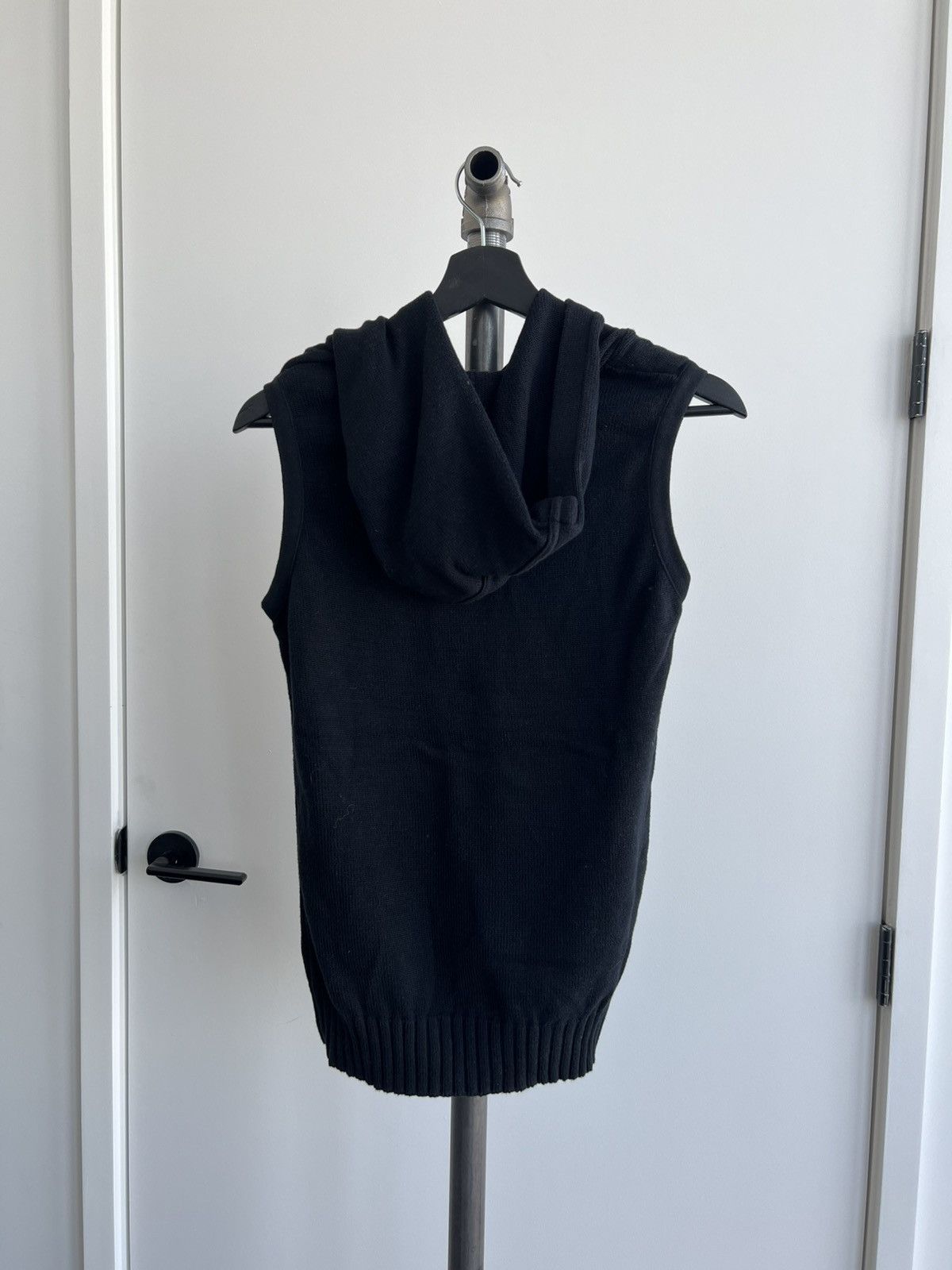 Helmut Lang AW99 Hooded Knit Vest Size US XS / EU 42 / 0 - 4 Thumbnail