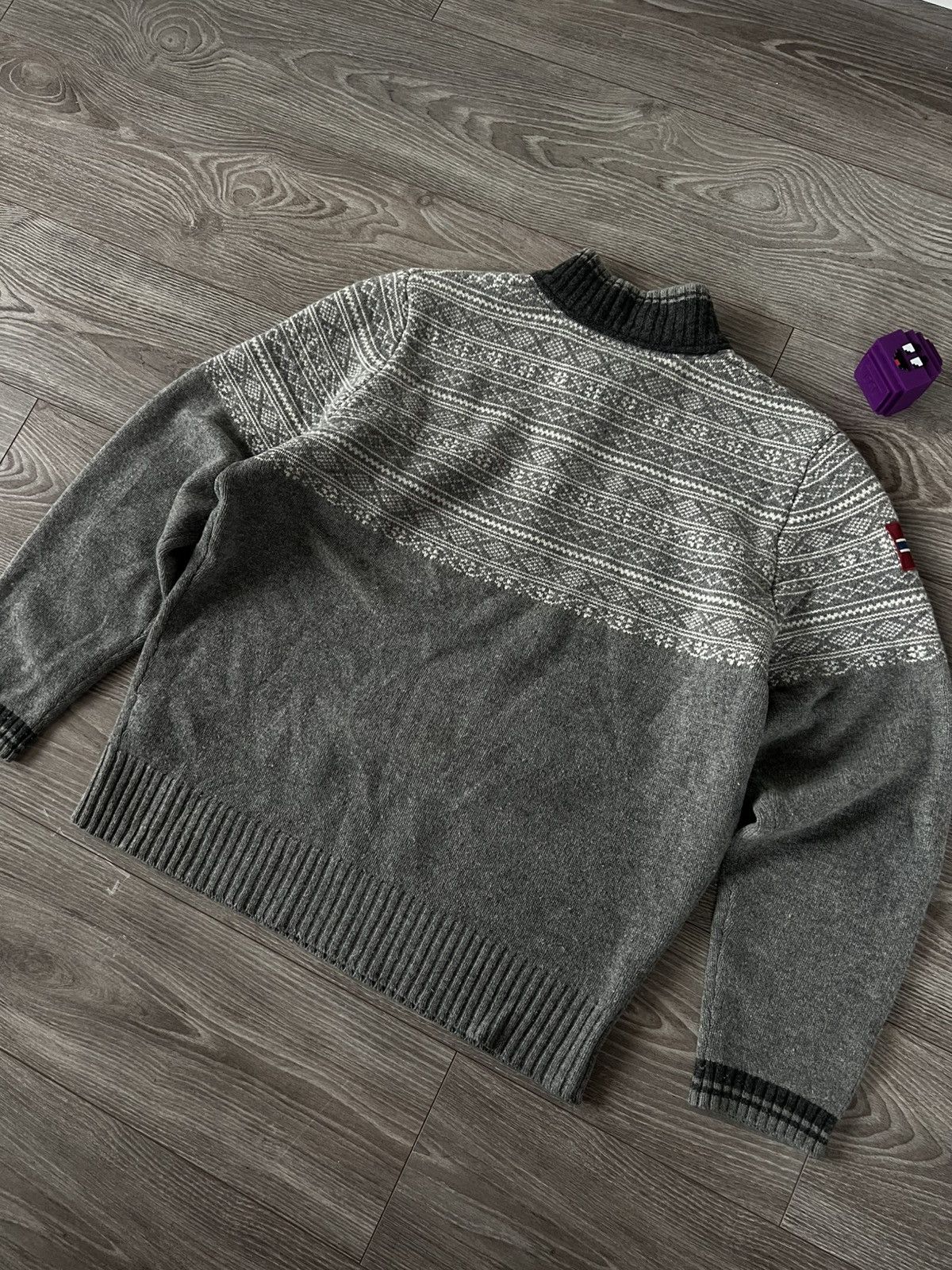 Napapijri Vintage Napapijri Laine Wool 100% Patch Logo Zip Sweater Size US XL / EU 56 / 4 - 11 Thumbnail