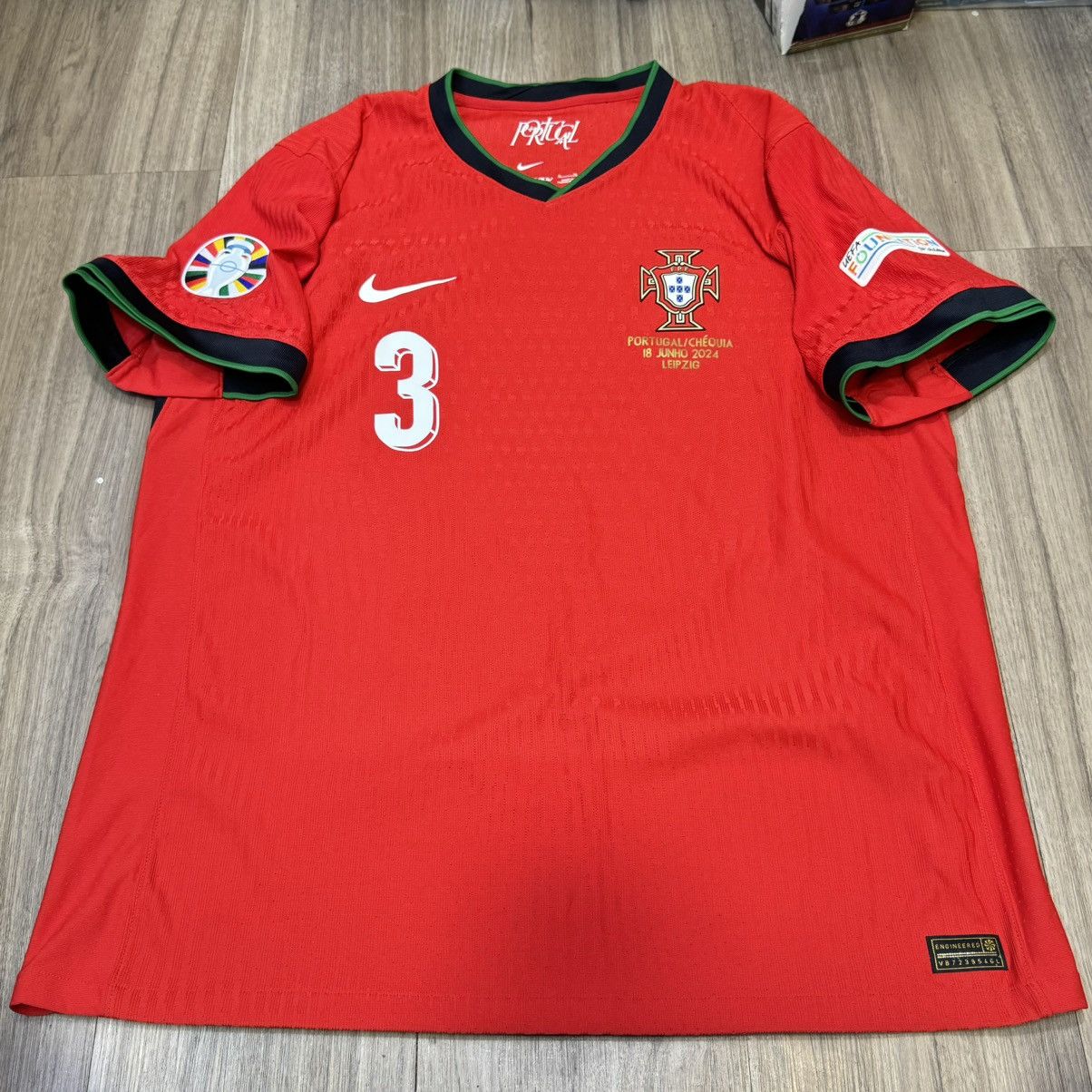 Nike × Sports Specialties Portugal Euro 2024 player issue home shirt #3 Pepe Size US XL / EU 56 / 4 - 1 Thumbnail
