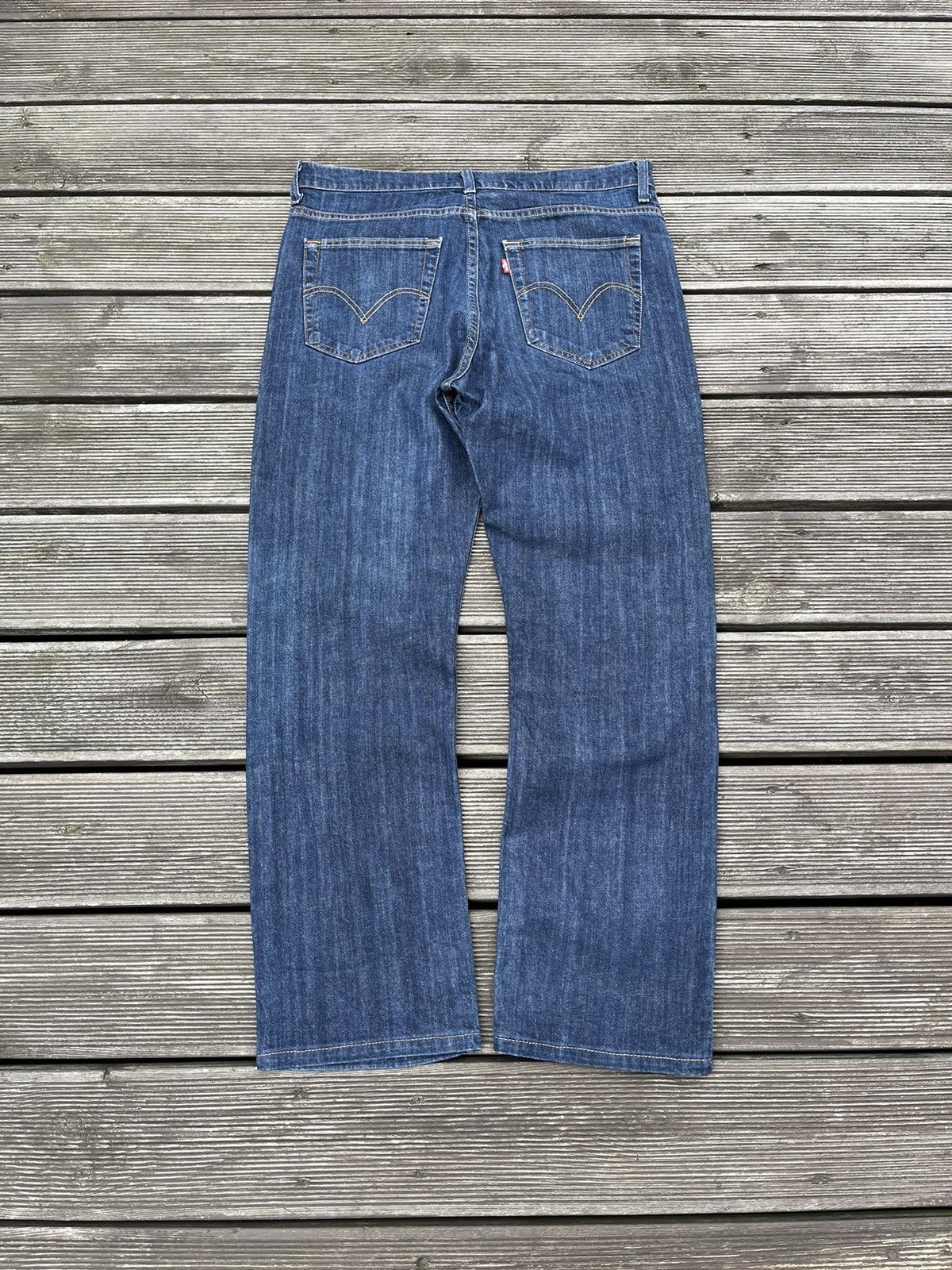 Levi's × Vintage Vintage Beauty Levis Jeans Pants Tab Navy Blue Size US 34 / EU 50 - 5 Thumbnail