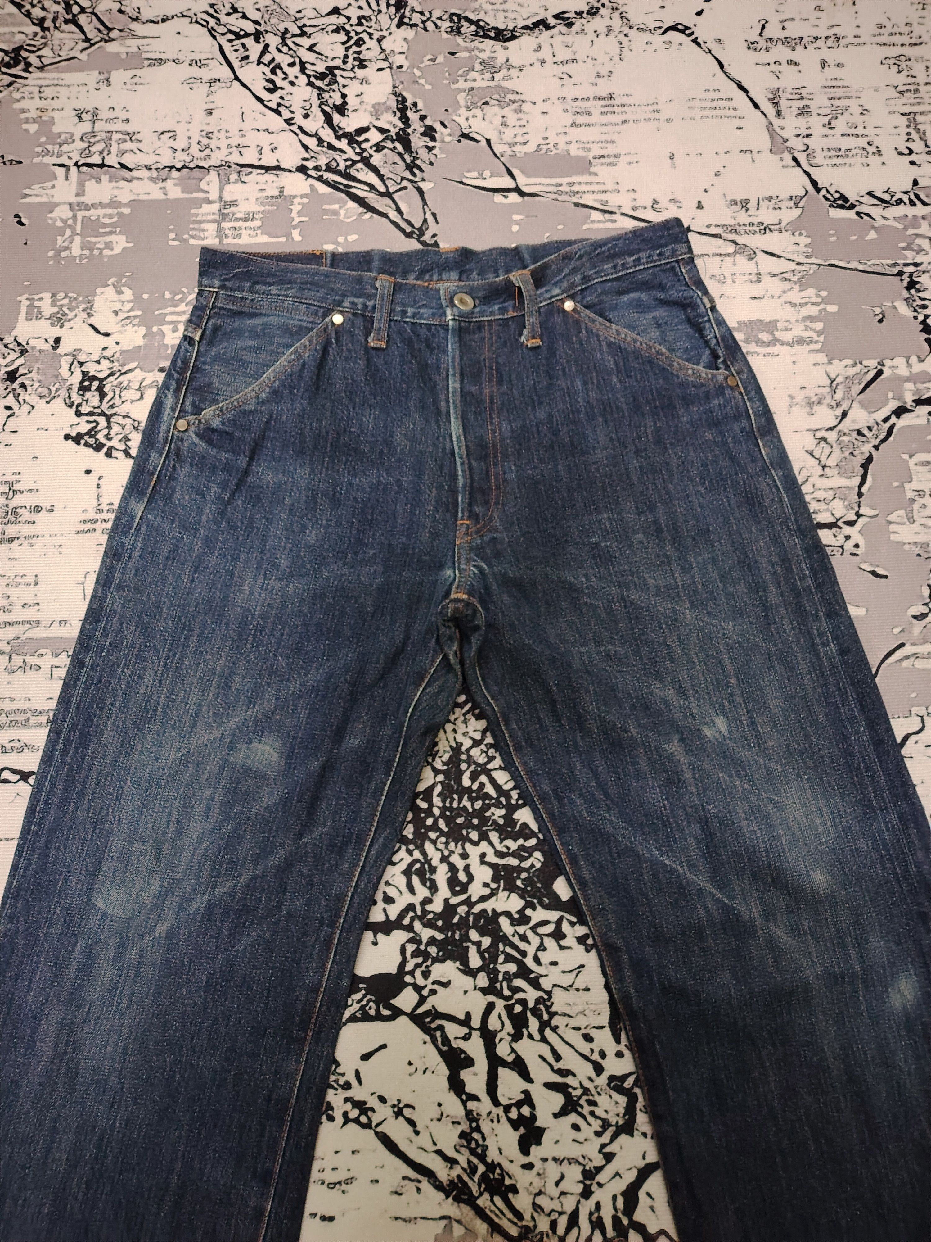 Japanese Brand VINTAGE VIRUS DENIM LINE SELVEDGE JEANS Size US 32 / EU 48 - 2 Thumbnail