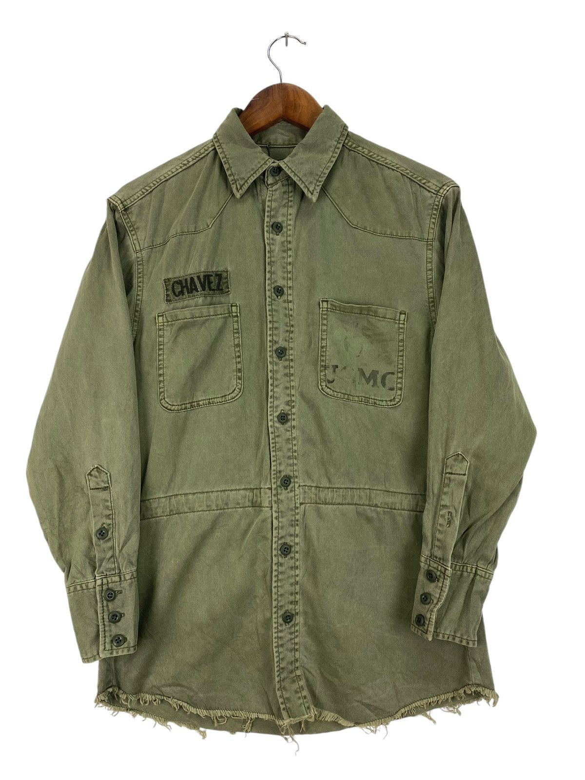 Japanese Brand Snidel USMC button ups shirt for womens Size S / US 4 / IT 40 - 1 Thumbnail