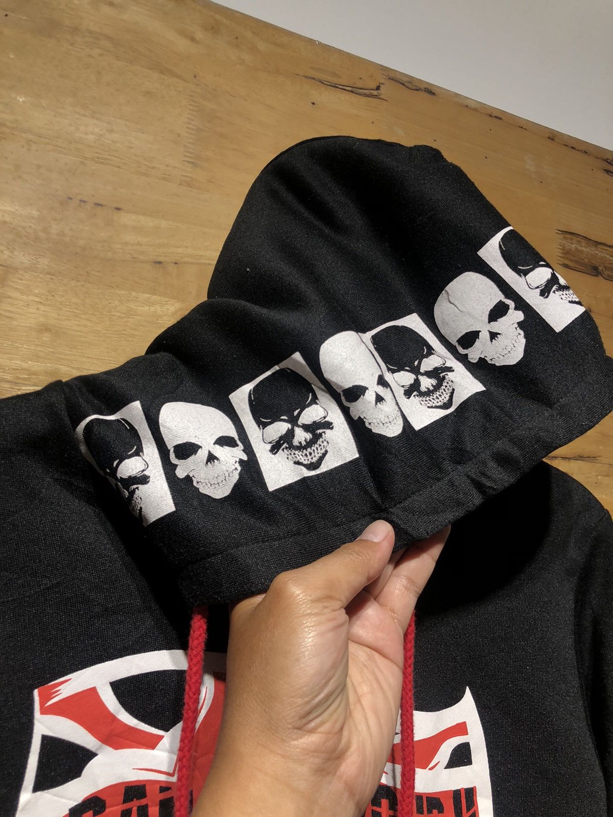 Hysteric Glamour × If Six Was Nine × Japanese Brand JAPANESE BEST TRANSER YOUR SKULL PUNK HOODIE Size US M / EU 48-50 / 2 - 6 Thumbnail