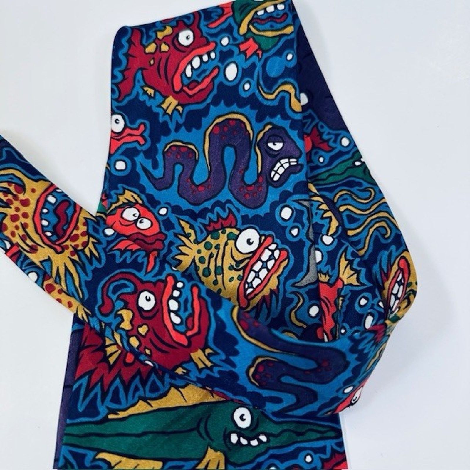 Other Appointed Apparel Neck Tie Go against the Flow Fish Rom 12:2 Size ONE SIZE - 2 Thumbnail