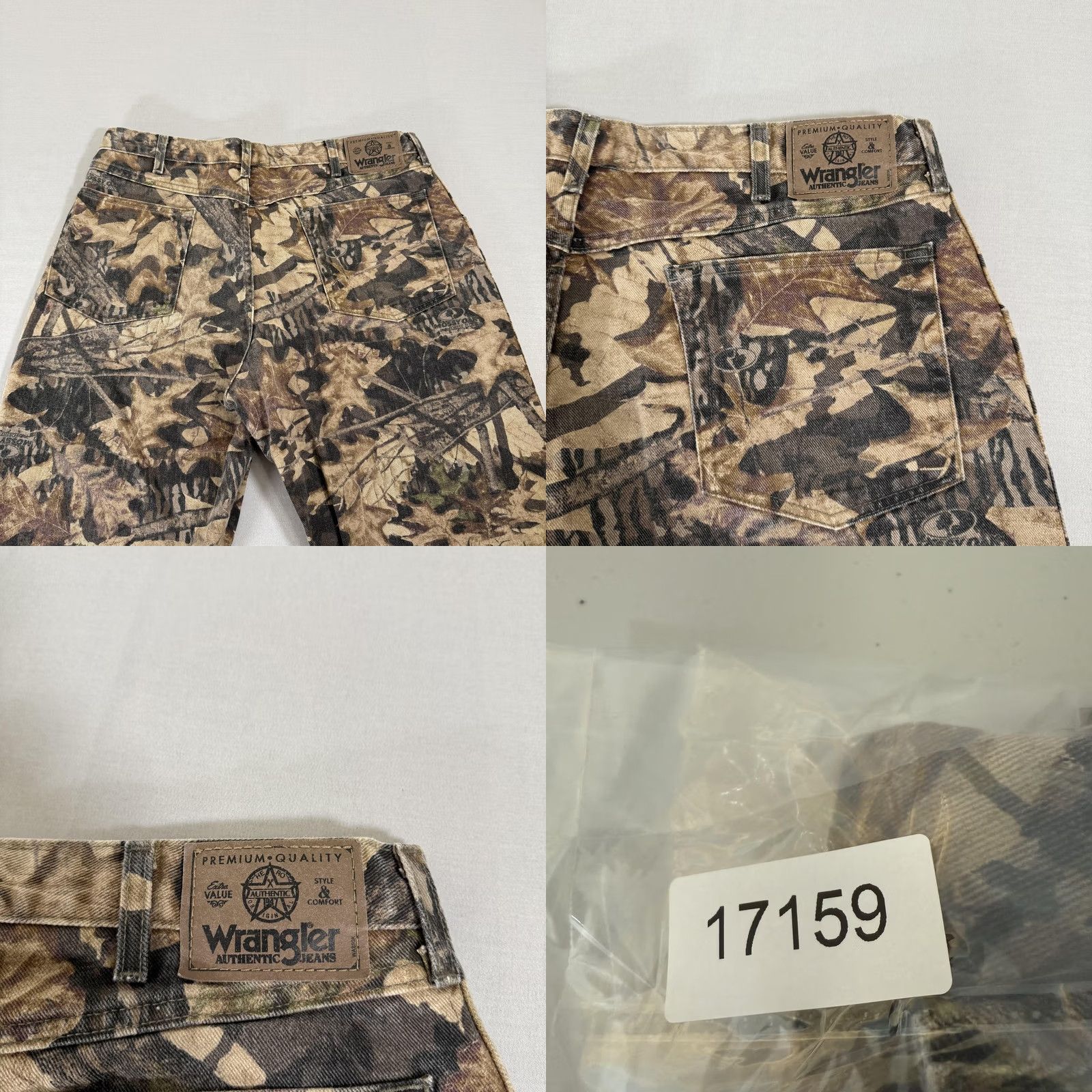 Wrangler VINTAGE Wrangler Jeans Men 36x30 Mossy Oak Forest Floor Camo Denim Pants Double Knee 90s Size US 36 / EU 52 - 9 Thumbnail