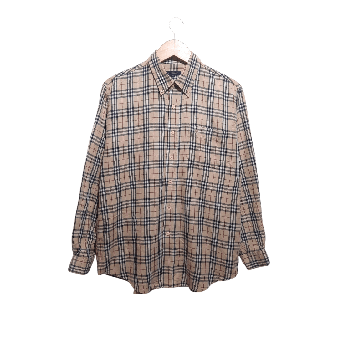 Burberry Burberry London Nova Check Buttondown Shirt Size US M / EU 48-50 / 2 - 1 Thumbnail