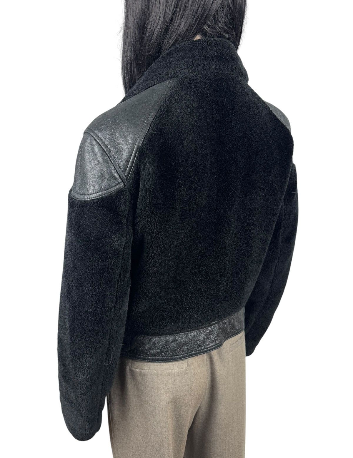 Allsaints All Saints Zola Lux Jacket Sheep Leather Teddy size US6 UK10 Size M / US 6-8 / IT 42-44 - 6 Thumbnail