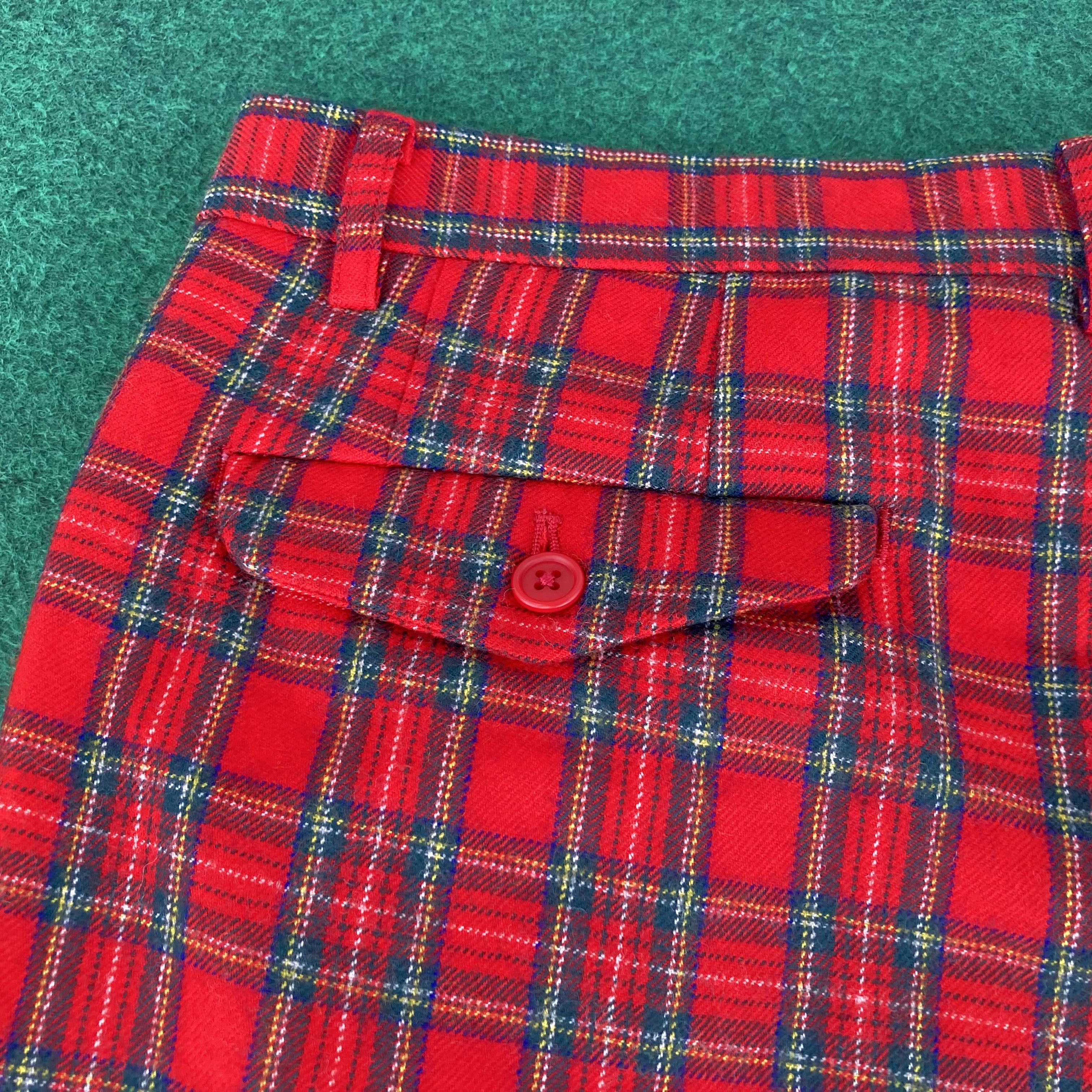 Karl Helmut × Pink House × Vintage Vtg Karl Helmut Wool Trouser Baggy Sz 30 Tartan Pants Size US 30 / EU 46 - 11 Thumbnail