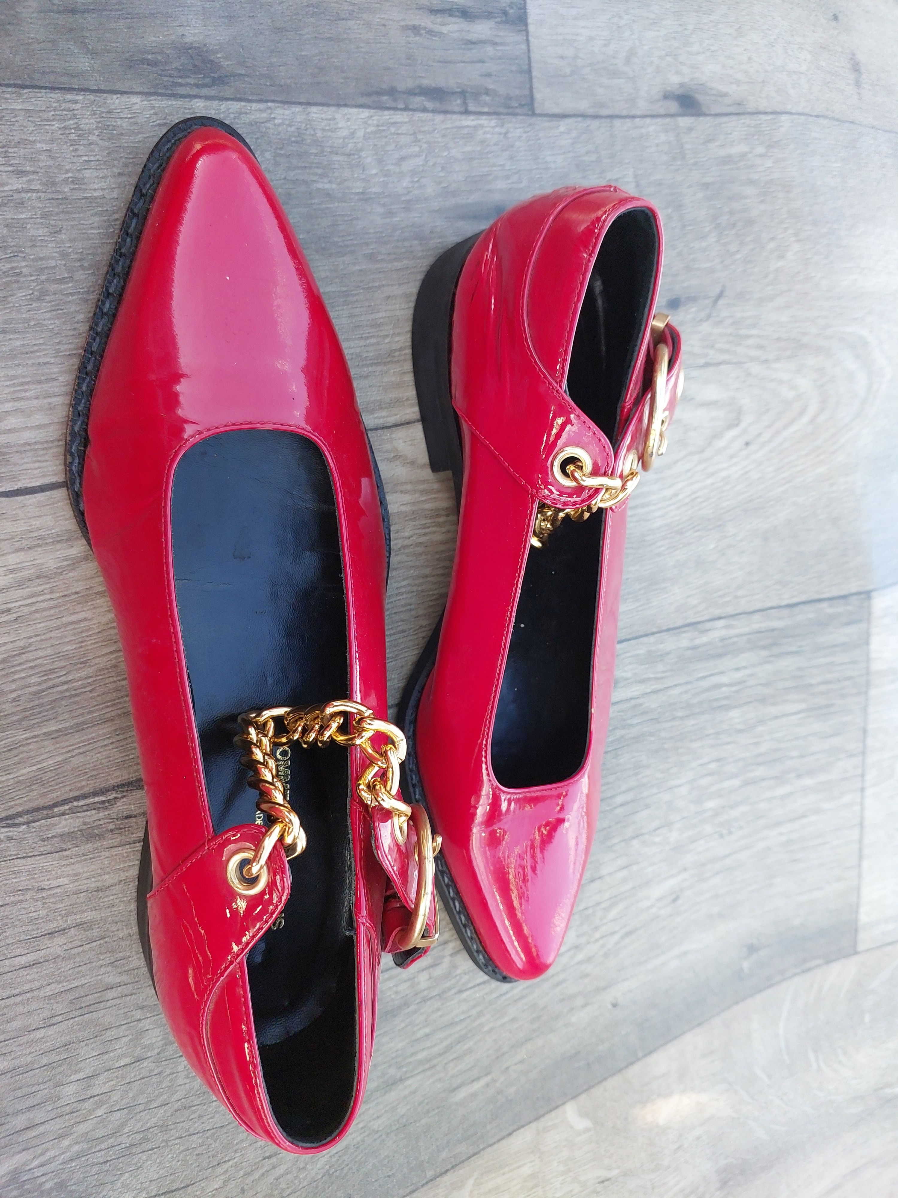 CDG by Comme des Garcons COMME des GARCONS Chain Strap Shoes Size US 6 / IT 36 - 14 Thumbnail
