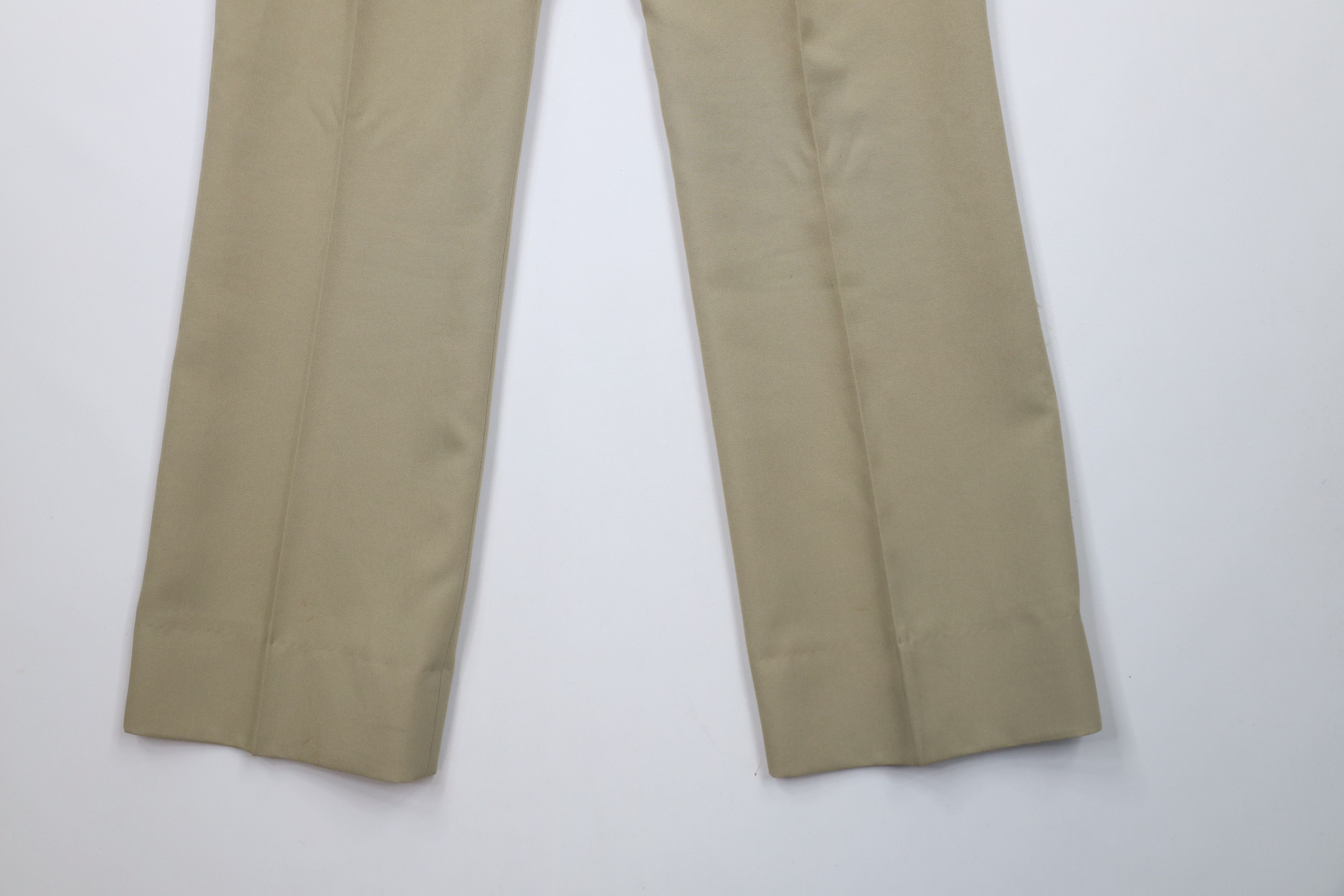 Vintage Vintage 70s Streetwear Knit Flared Wide Leg Chino Pants USA Size US 31 - 12 Thumbnail