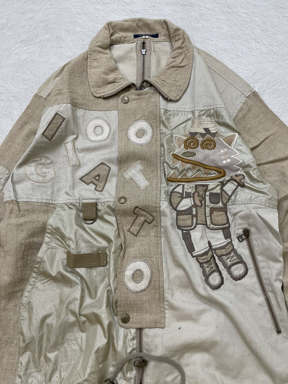 Japanese Brand 2000s Japan Hysteric 90s Archive Patchwork Coat Y2K If6was9 Size US XL / EU 56 / 4 - 2 Thumbnail