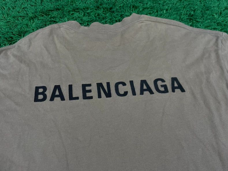 Balenciaga Balenciaga Embroidered logo front and back short sleeve Size US M / EU 48-50 / 2 - 2 Thumbnail