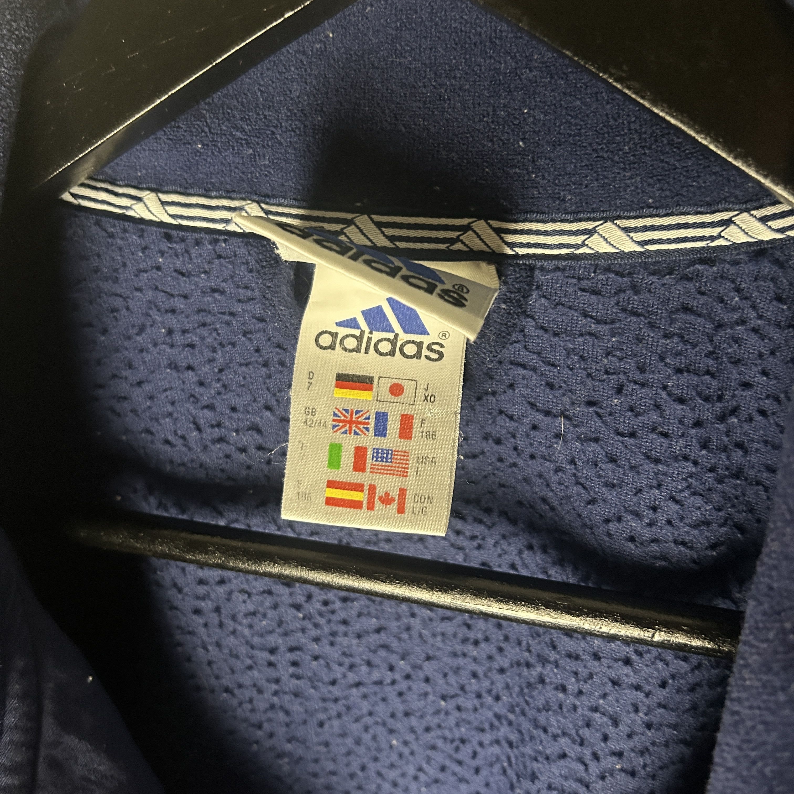 Adidas Vintage Adidas Tottenham Hotspur Fleece Jacket Size US L / EU 52-54 / 3 - 5 Thumbnail