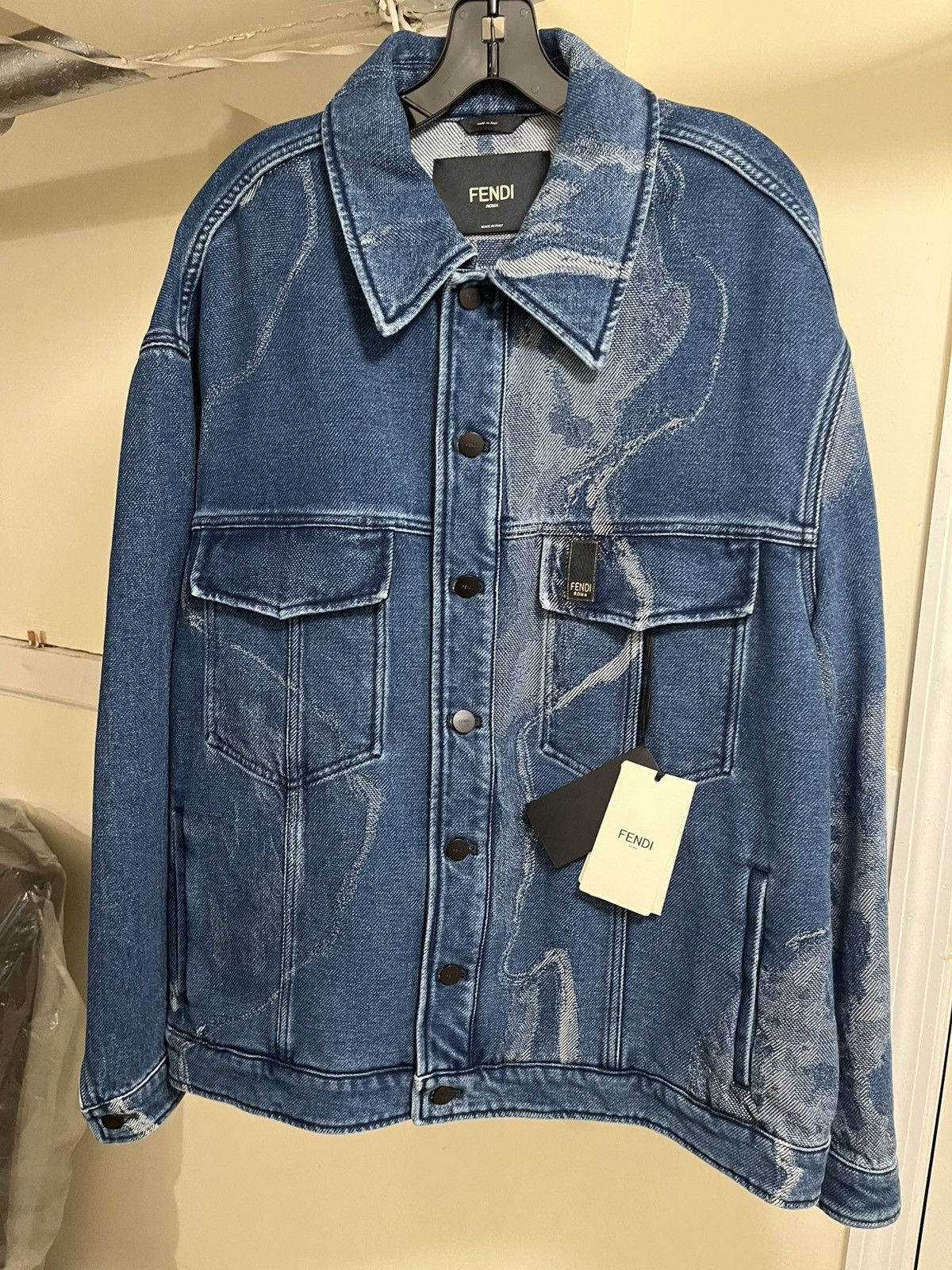 Fendi Fendi Denim Jacket Sz 50 Size US M / EU 48-50 / 2 - 1 Thumbnail