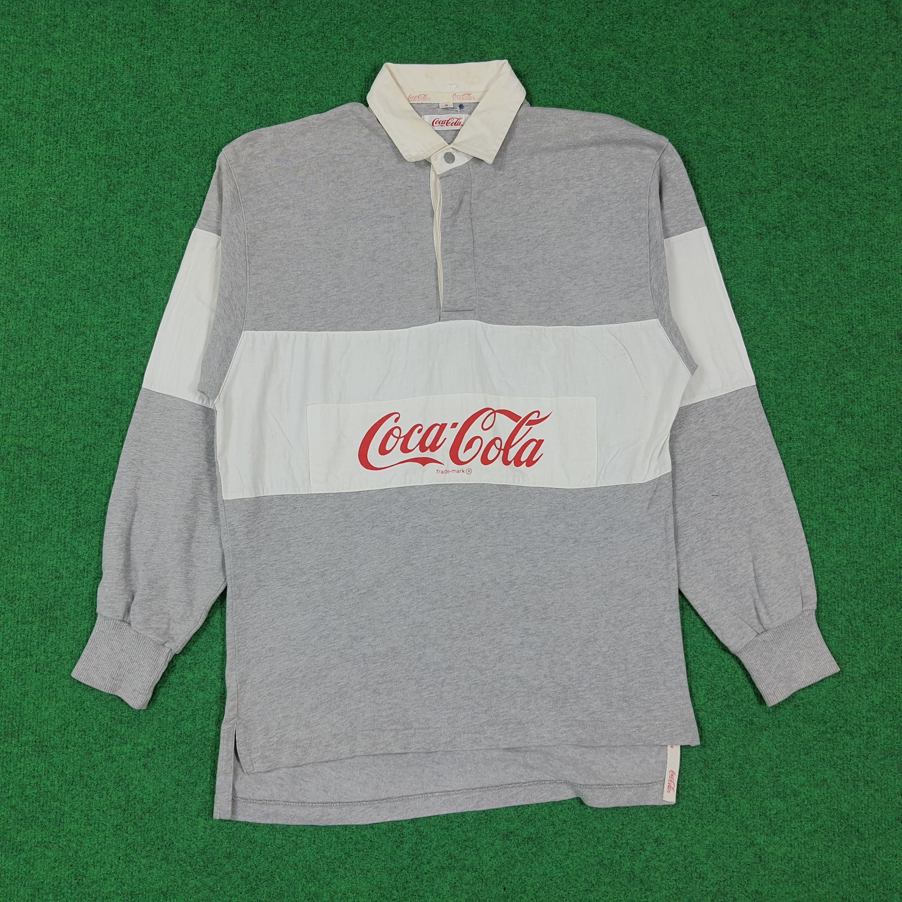 Coca Cola Vintage 90s Coca Cola Retro Polo Long Sleeve C285N80 Size US M / EU 48-50 / 2 - 1 Thumbnail