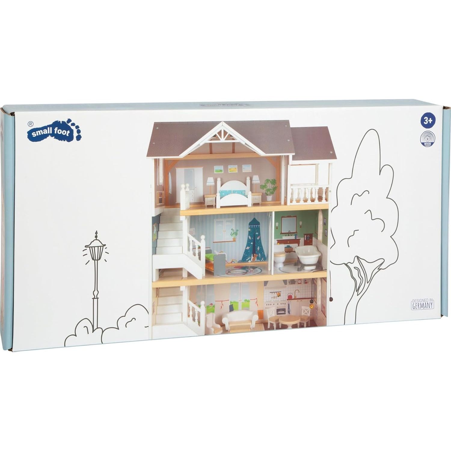 Other Wooden Toys Urban Villa Doll House Playset Collection Size ONE SIZE - 18 Thumbnail