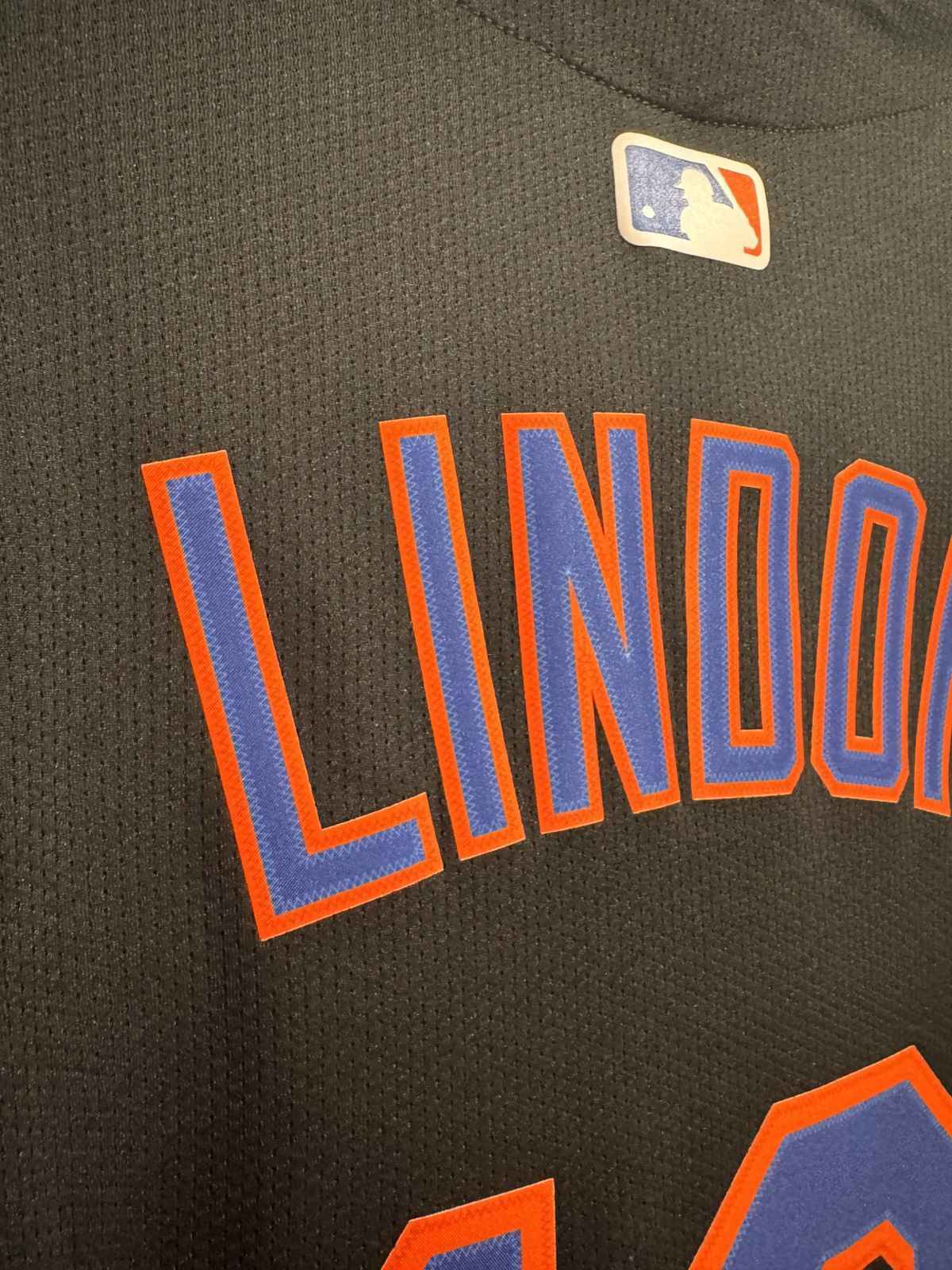 Nike NY Mets Lindor Nike Black Alternate Limited Player Jersey Size US XL / EU 56 / 4 - 12 Thumbnail