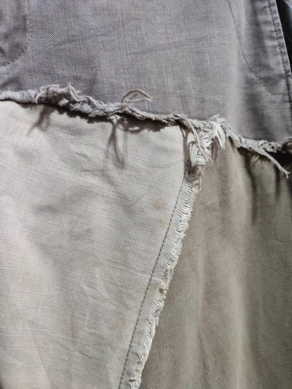 Japanese Brand Progresive Tasso Frayed Patchwork Pants Size US 32 / EU 48 - 6 Thumbnail