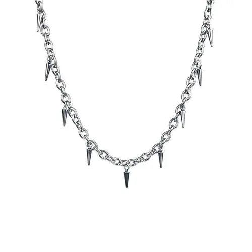 Jewelry Punk Rivet Necklace, Spike Necklace, Grunge Necklace Size ONE SIZE - 5 Thumbnail
