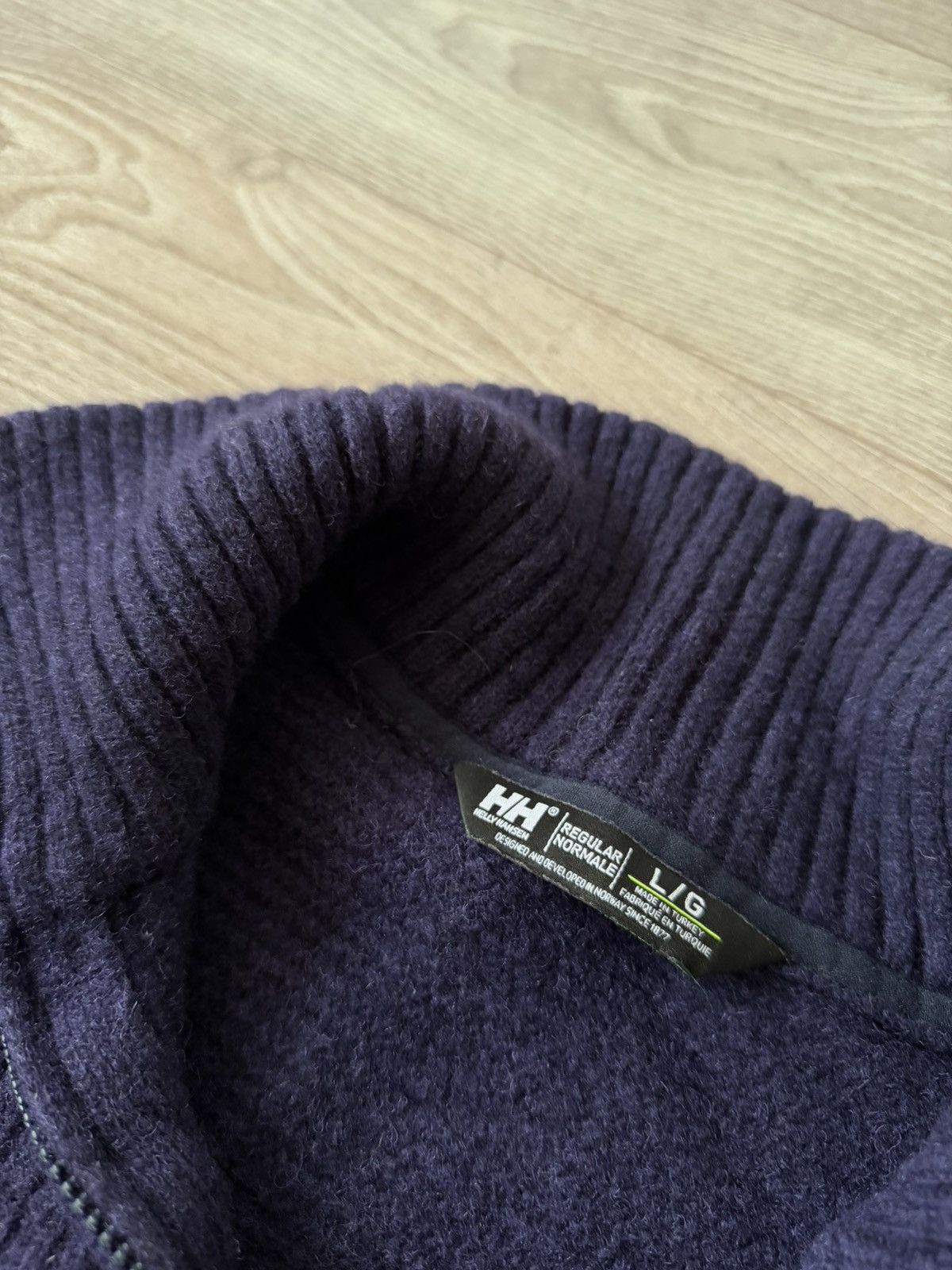 Helly Hansen Helly Hansen 100% Wool Lambs Regular Sweater Size L / US 10 / IT 46 - 13 Thumbnail