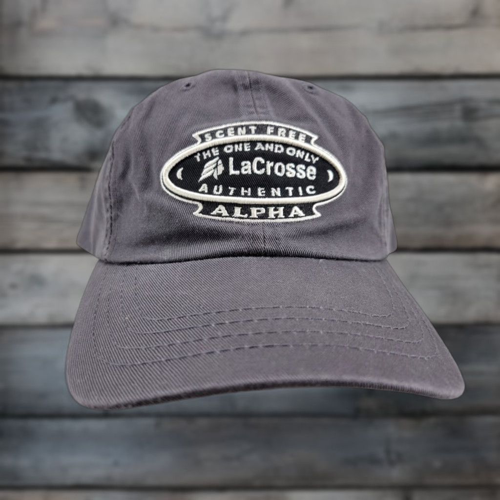 Vintage Lacrosse Hat Cap Strap Back Gray Cotton Dad Patch Adjustable Men M Size ONE SIZE - 1 Thumbnail