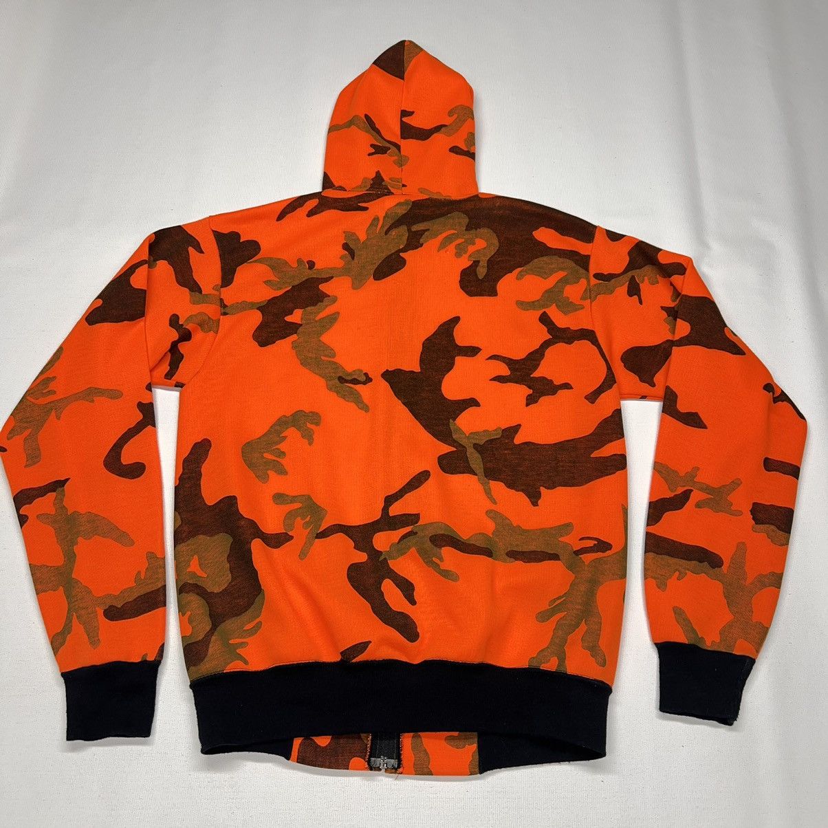 Vintage Ace Sportswear Hoodie Orange Blaze Camo Hooded Sweatshirt Size US M / EU 48-50 / 2 - 11 Thumbnail