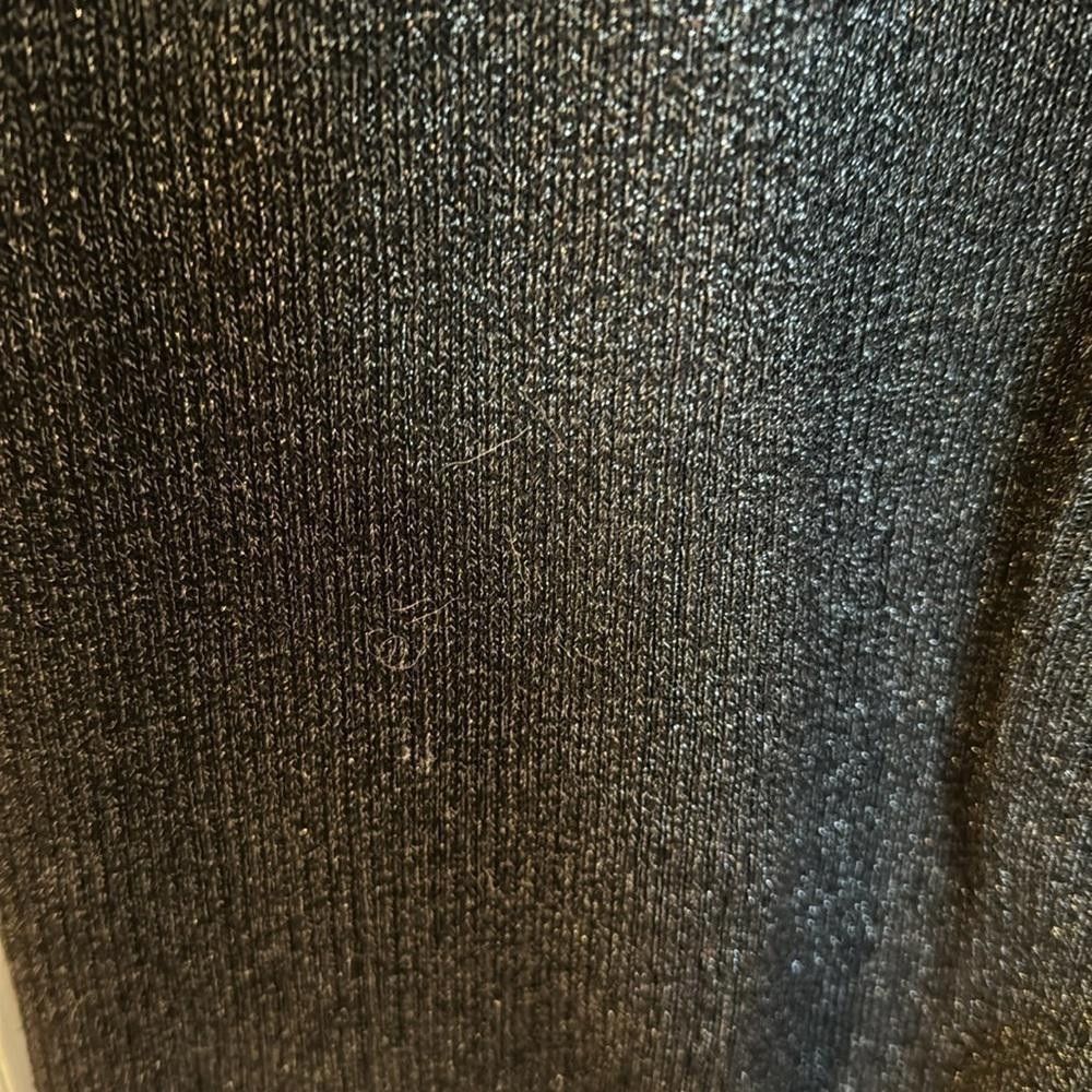 Designer Nia Willow black sparkly sweater pants Size 26" / US 2 / IT 38 - 4 Thumbnail