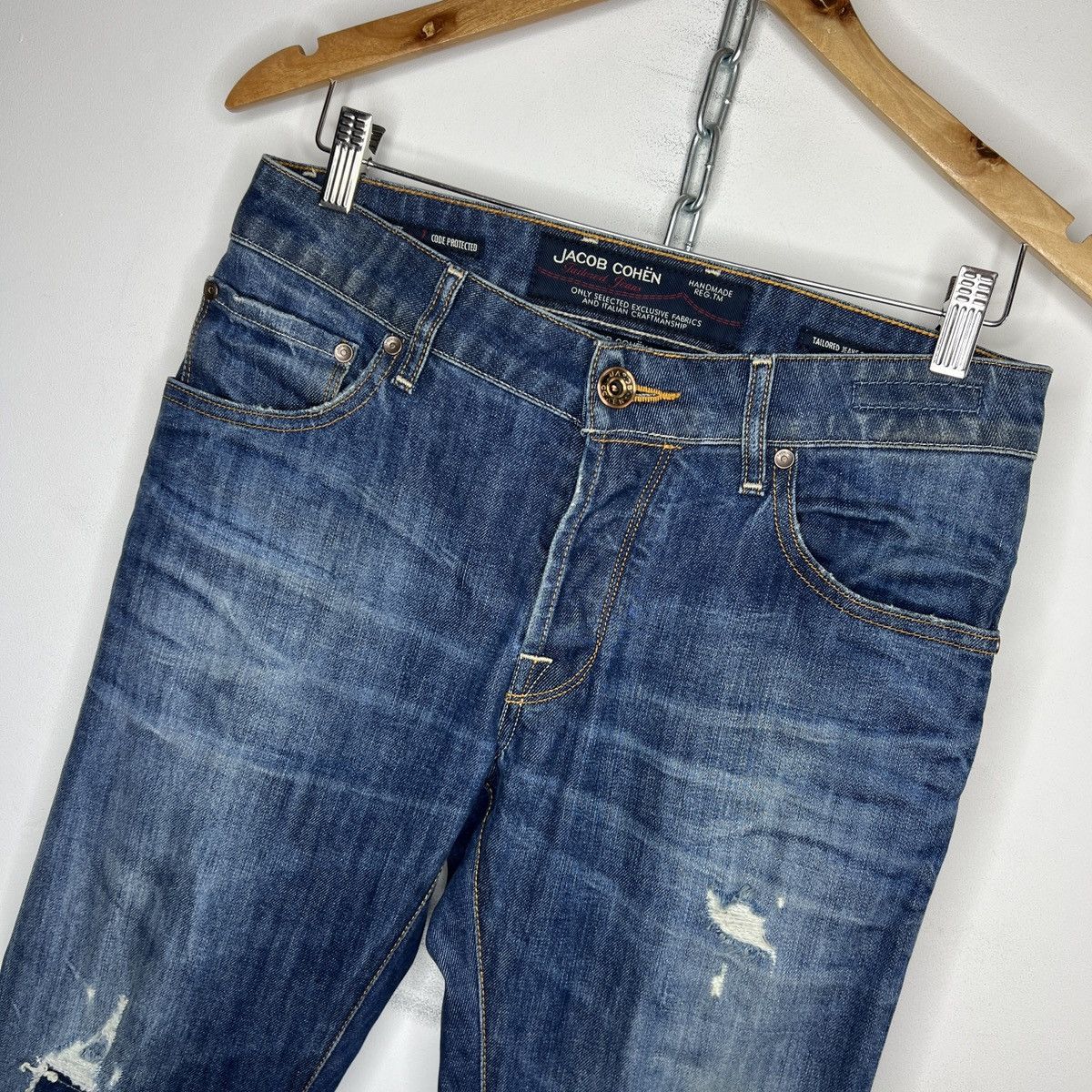 Jacob Cohen Jacob Cohen Jeans Casual Pants Distressed Size US 30 / EU 46 - 6 Thumbnail