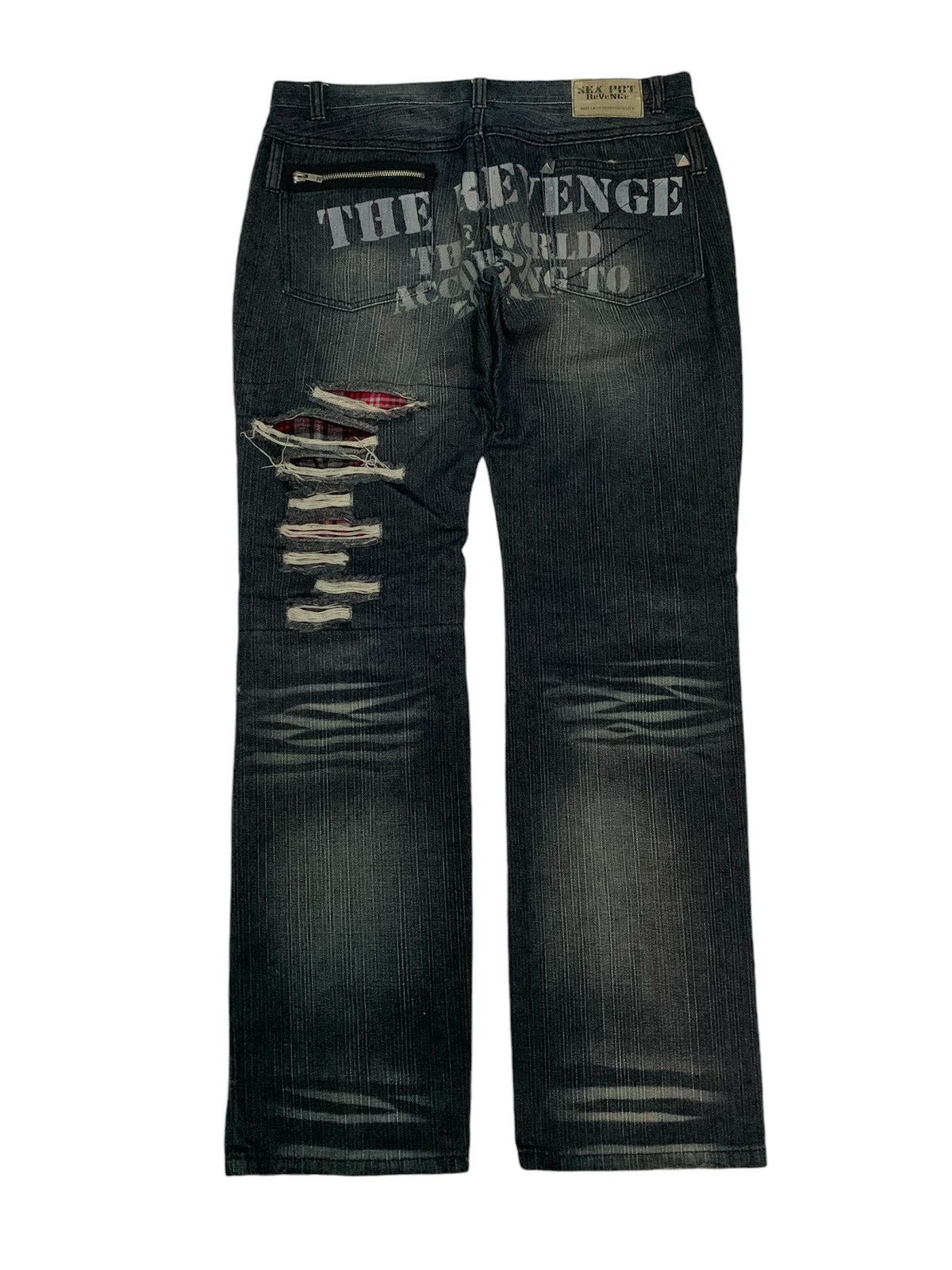 Le Grande Bleu (L.G.B.) Seditionaries Punk Sex Pot Revenge Denim Size US 32 / EU 48 - 1 Thumbnail