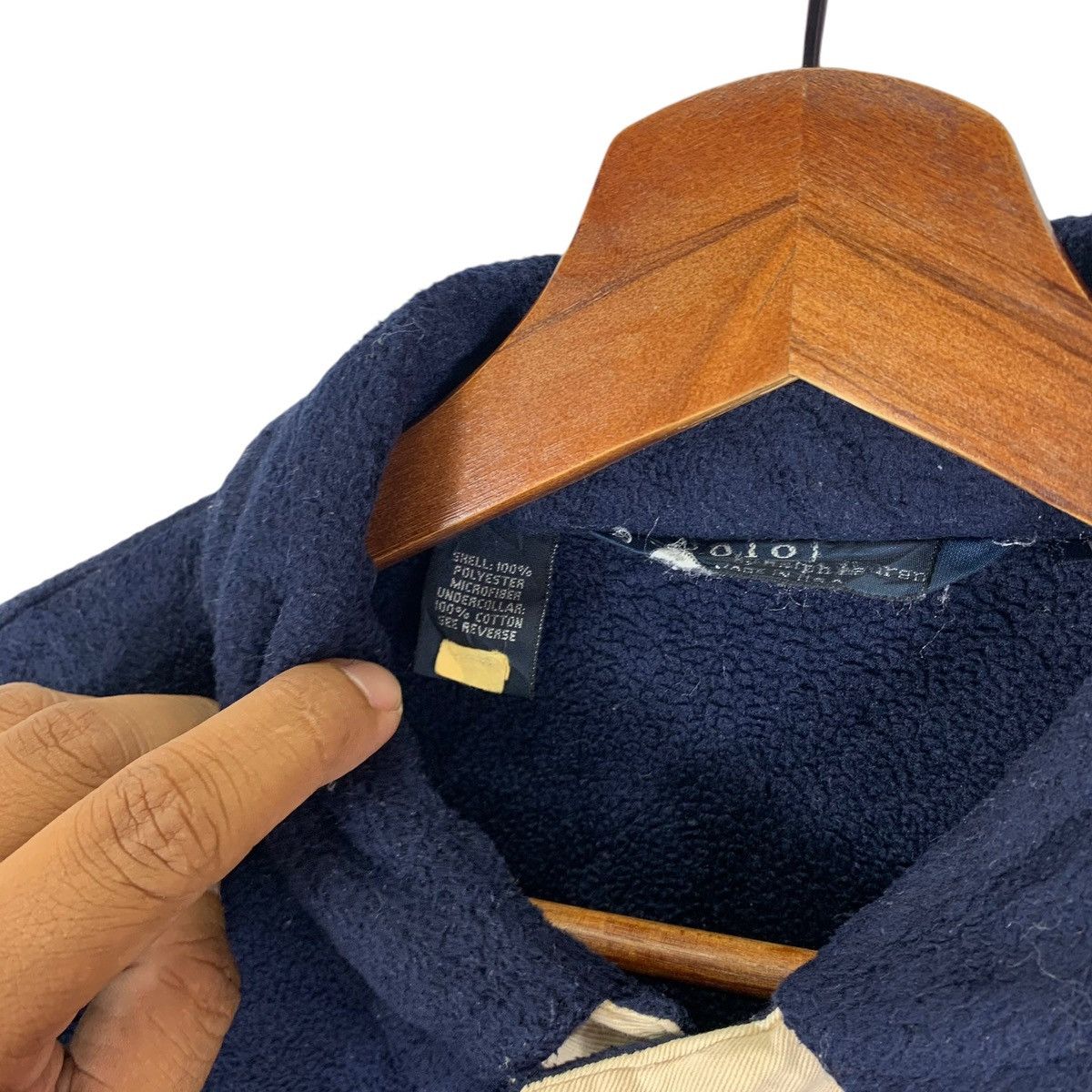 Polo Ralph Lauren × Ralph Lauren 💥💥 VINTAGE POLO RALPH LAUREN FLEECE ZIPPER SWEATER Size US XL / EU 56 / 4 - 6 Thumbnail