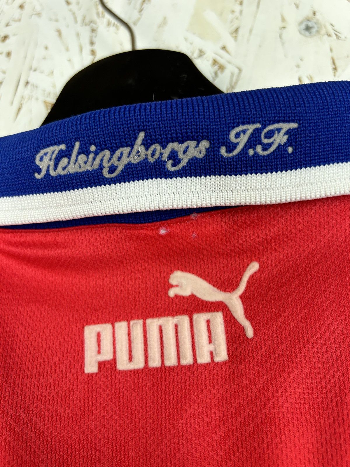 Puma Vintage Puma Helsingborgs IF 1997 Home Kit Soccer Jersey Size US XL / EU 56 / 4 - 9 Thumbnail