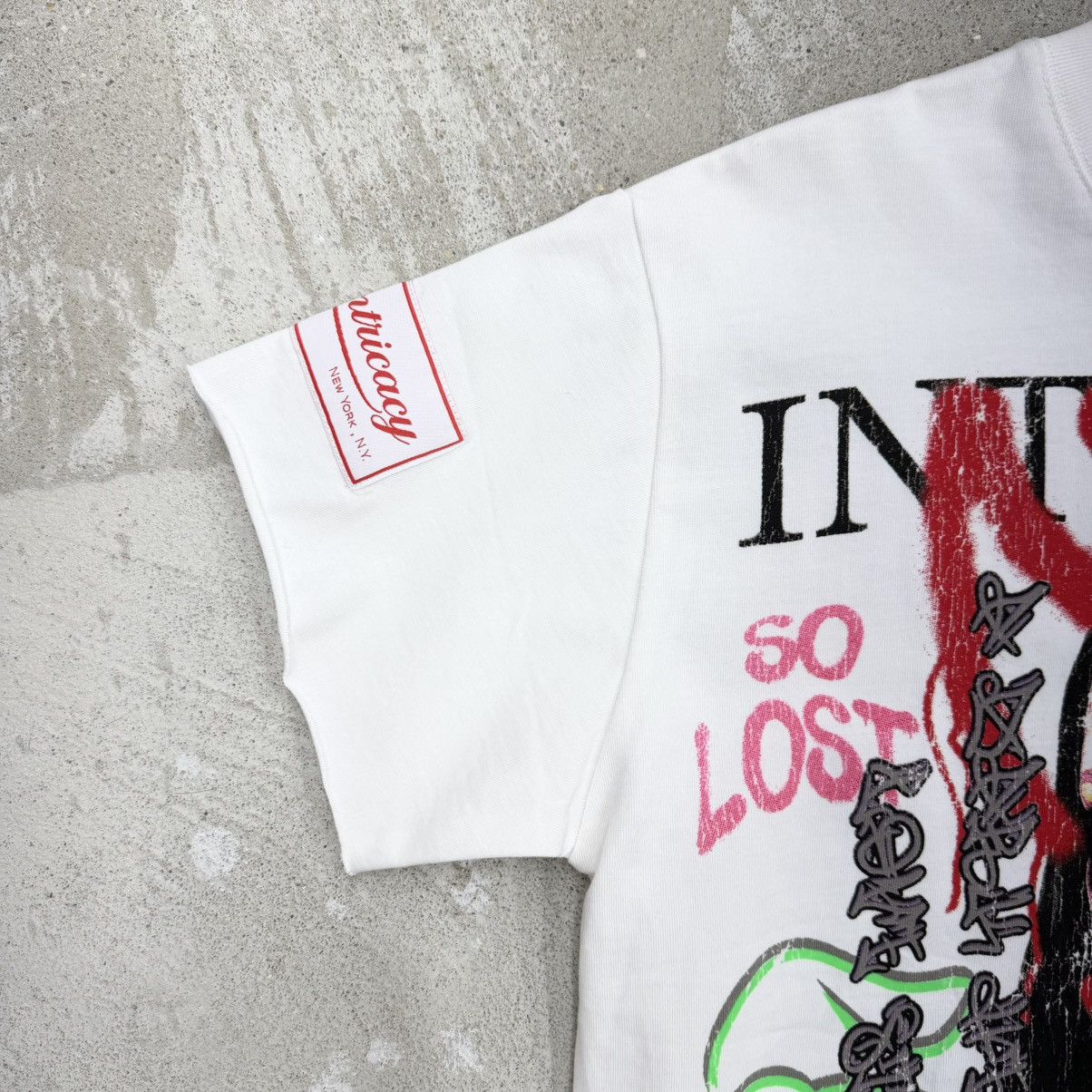 LOST INTRICACY LOST INTRICACY FRONT PAGE MAG TEE (WHITE) Size US S / EU 44-46 / 1 - 3 Thumbnail