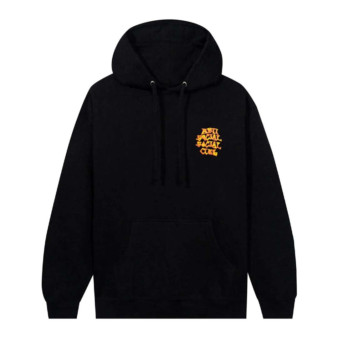 Anti Social Social Club Low Brow Hoodie 'Black' Size US M / EU 48-50 / 2 - 1 Thumbnail