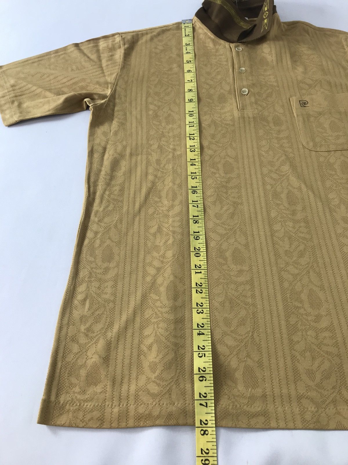Pierre Cardin 90s Pierre Cardin Paris Tricot Single Pocket Polo Tee Size US M / EU 48-50 / 2 - 11 Thumbnail