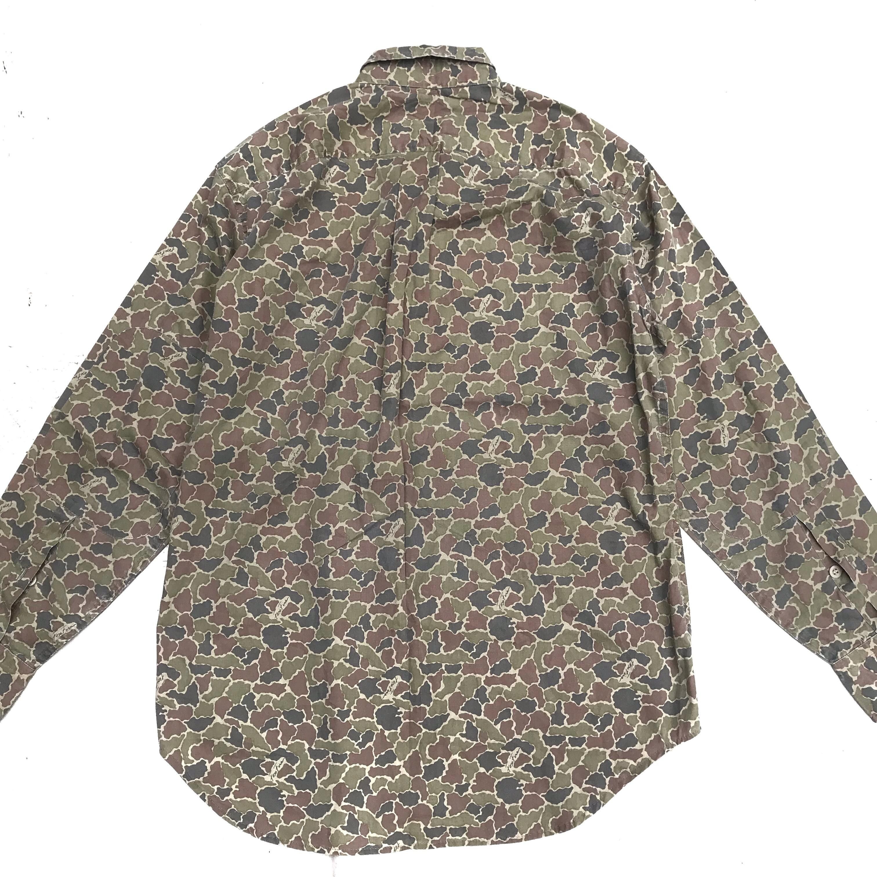 Aeronautica Militare Vintage Camouflage Woodland Military army camo long Sleeves Size US L / EU 52-54 / 3 - 4 Thumbnail