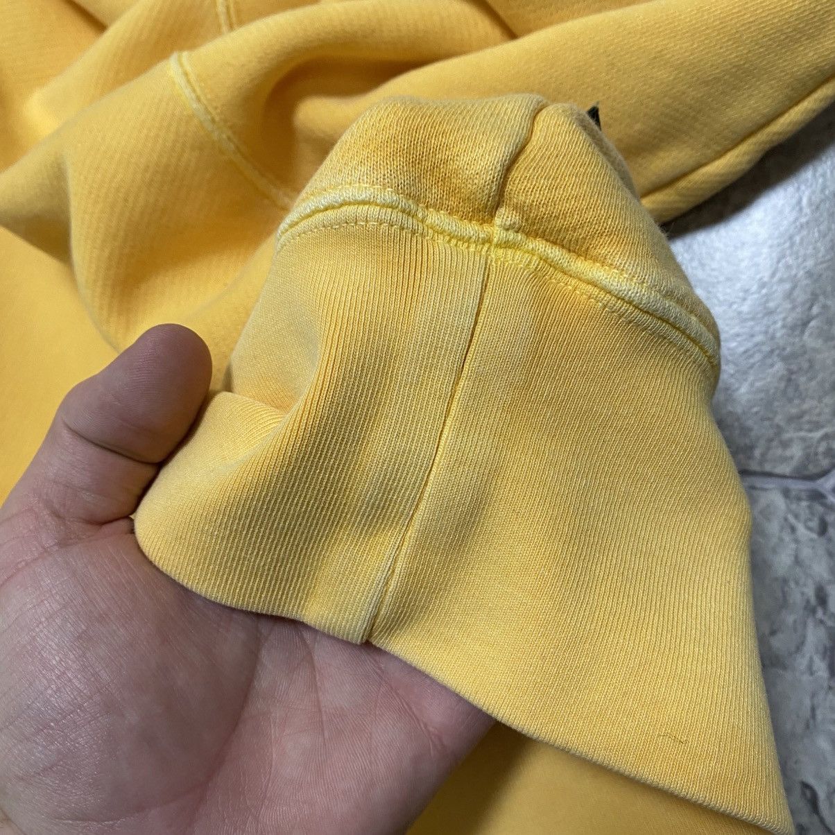 Palm Angels Palm Angels Sweatshirt Big logo Yellow Size US S / EU 44-46 / 1 - 8 Thumbnail