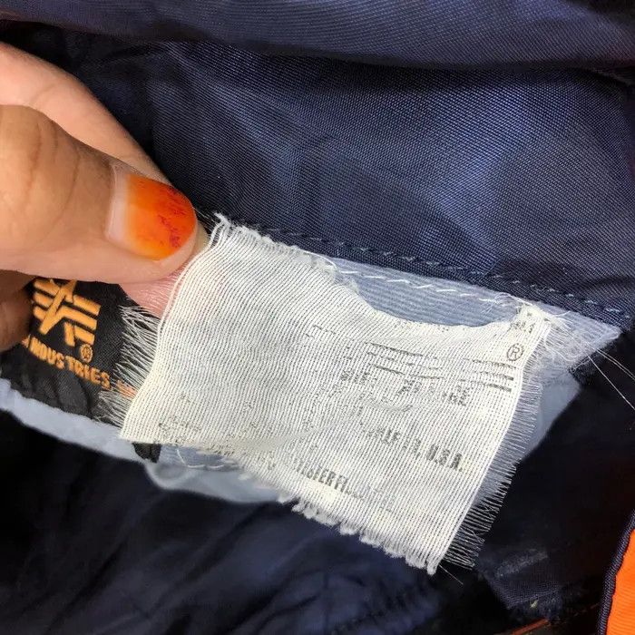 Alpha Industries Vtg 90’ ALPHA INDUSTRIES USAF Type MA-1 Flight Jacket Size US XL / EU 56 / 4 - 12 Thumbnail