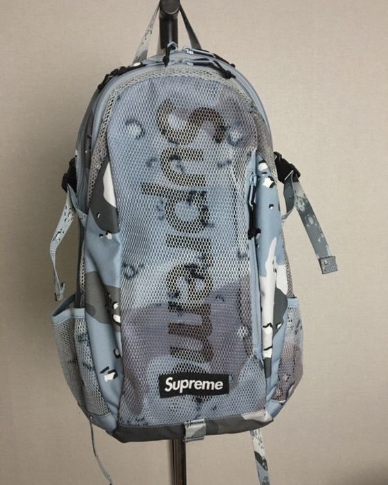 Supreme blue outlet chocolate chip backpack