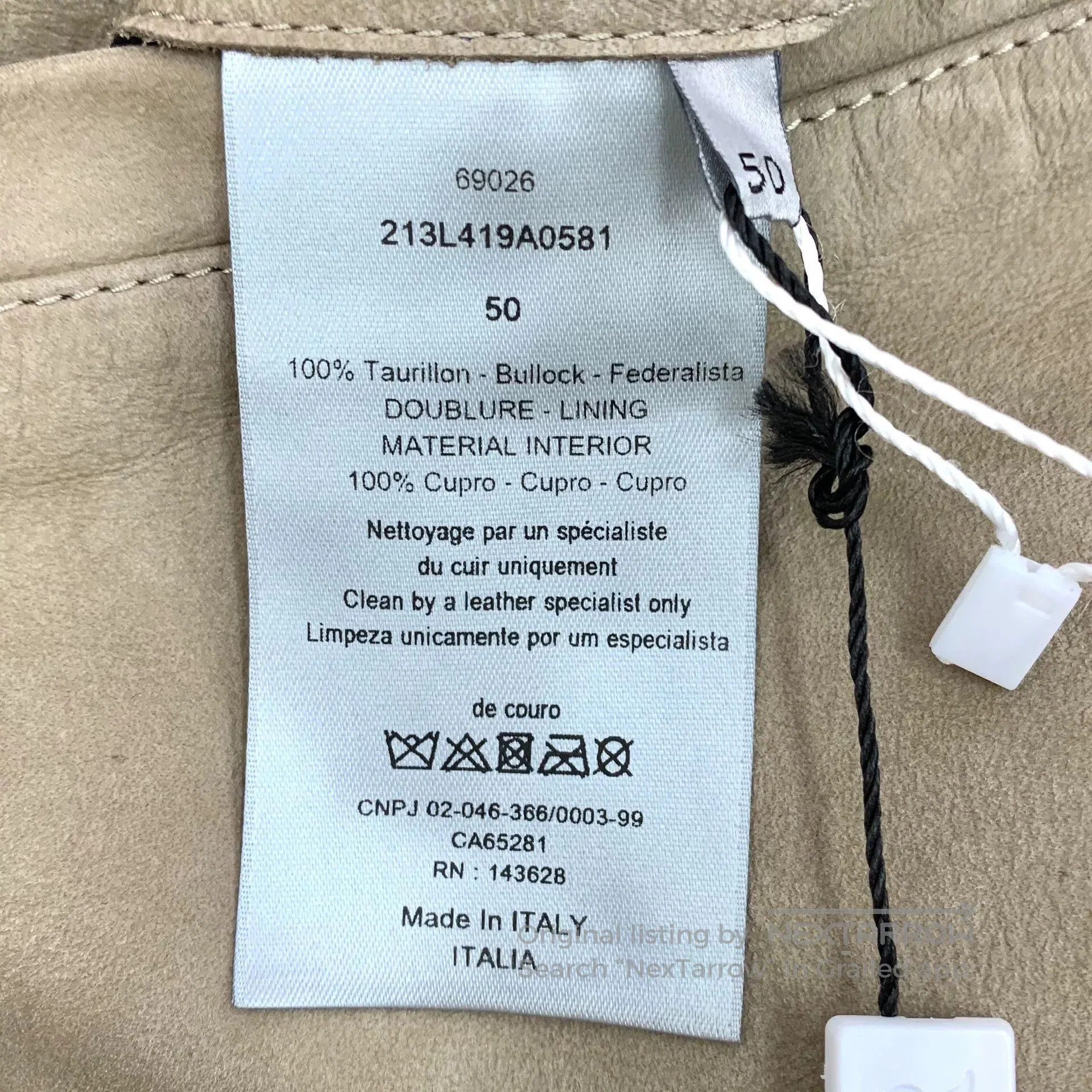 Dior brown leather multi-pocket hooded jacket. Size US L / EU 52-54 / 3 - 7 Thumbnail