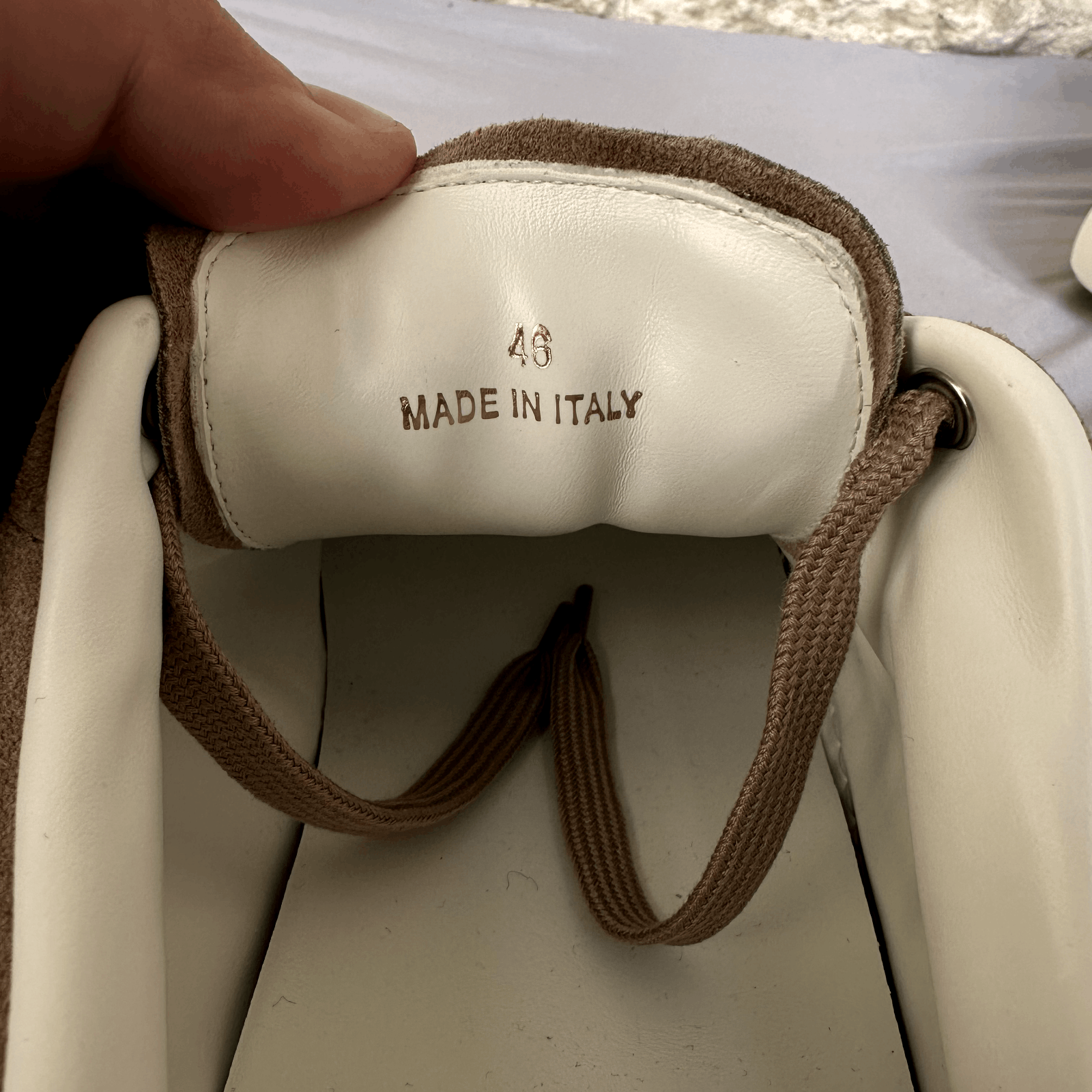 Versace Versace Biege Suede Greca Sneakers Size 13 Retail $600 Size US 13 / EU 46 - 5 Thumbnail