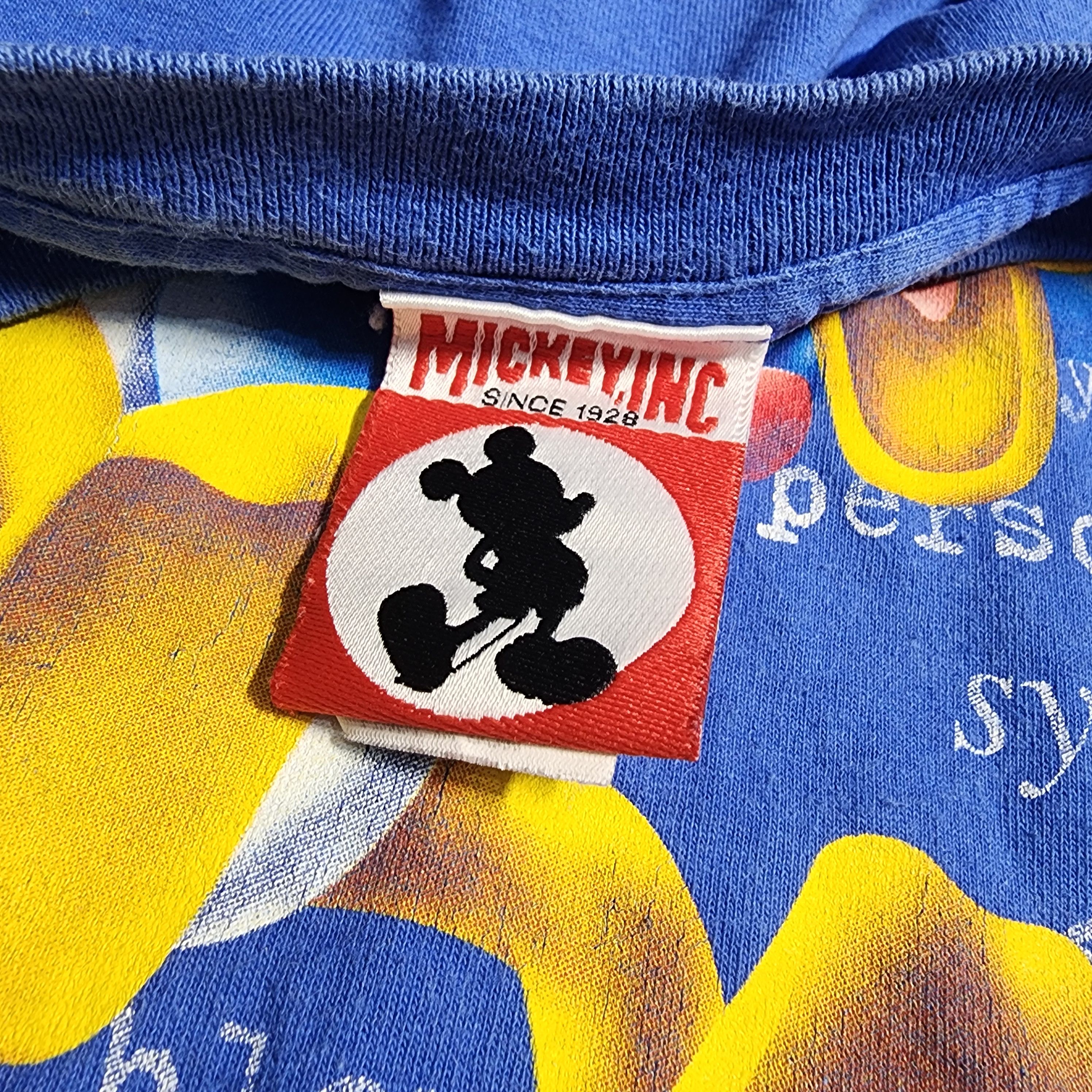 Disney × Mickey Inc × Vintage Vintage 90s Donald Duck Tees Disneyland Mickey Inc Shirts L Size US L / EU 52-54 / 3 - 4 Thumbnail
